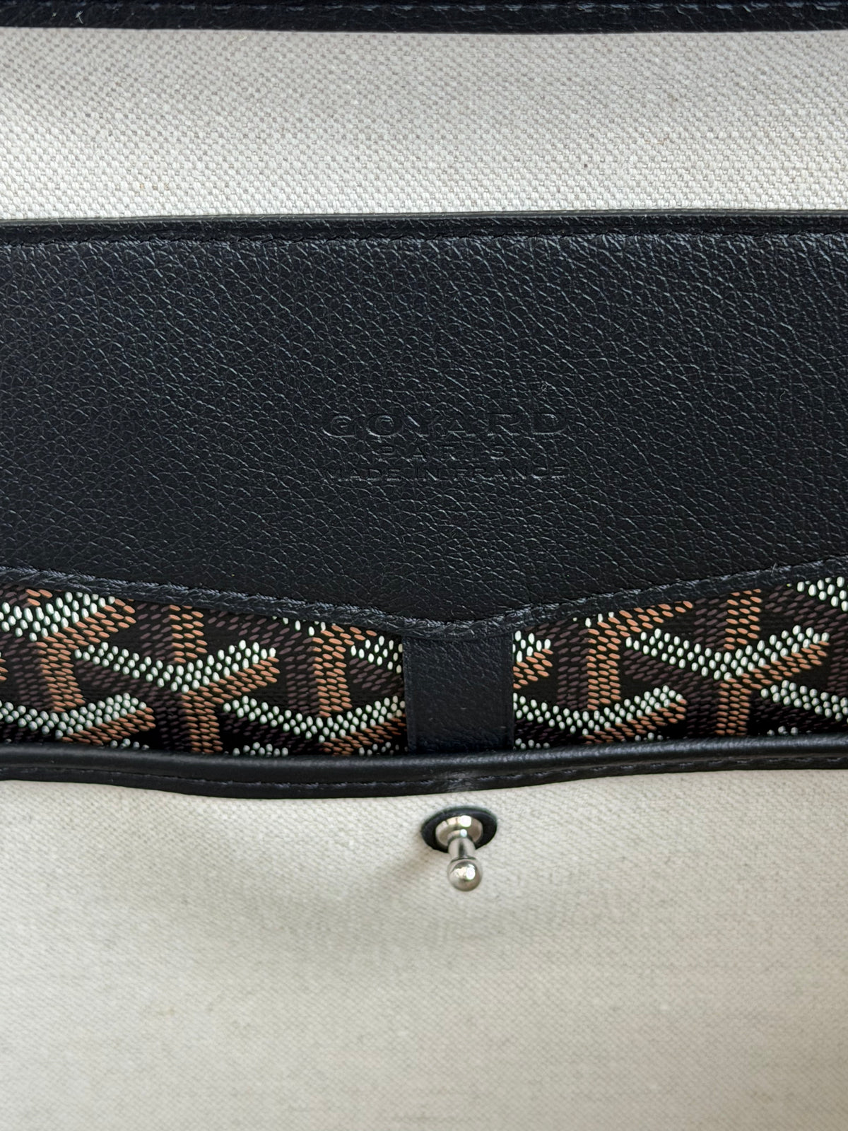 Goyard Black Cisalpin Backpack