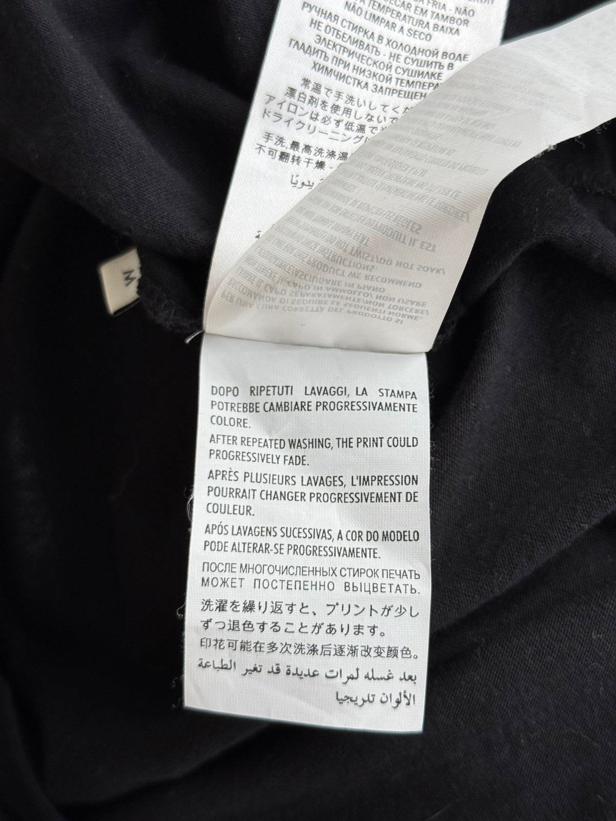 Gucci Black & Red Metal Logo T-Shirt