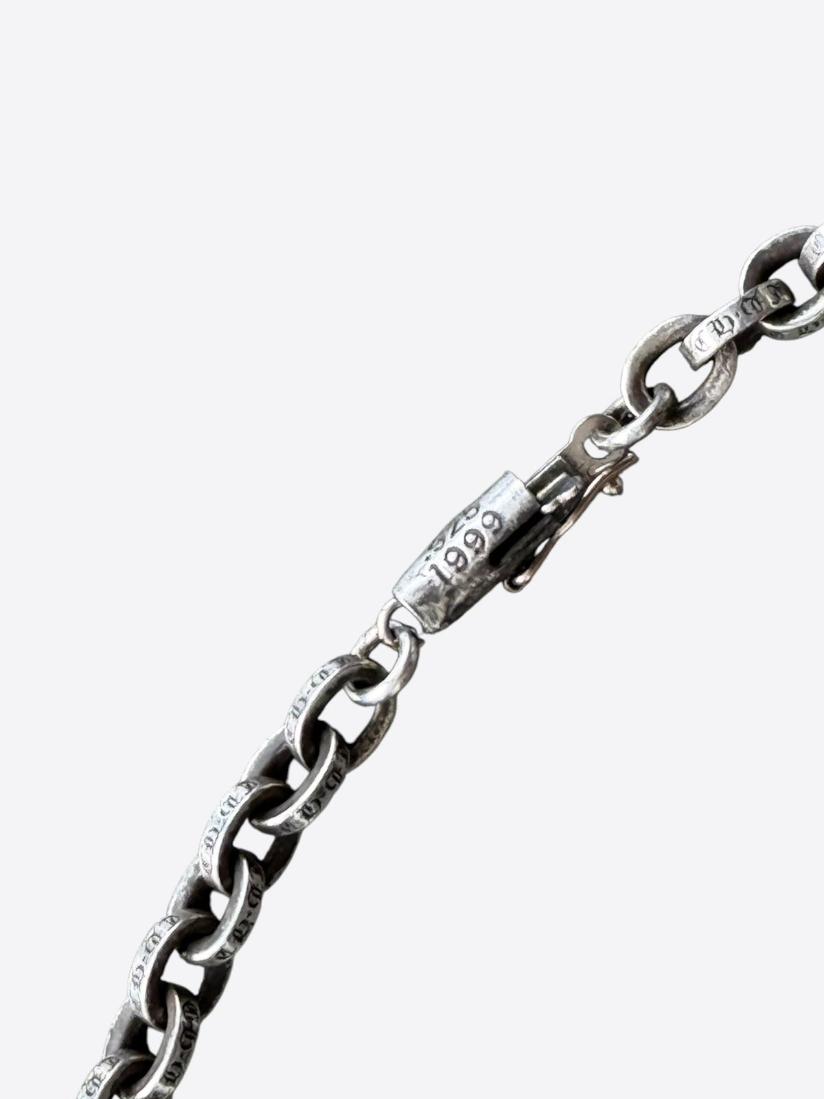 Chrome Hearts Silver Paper Chain Necklace