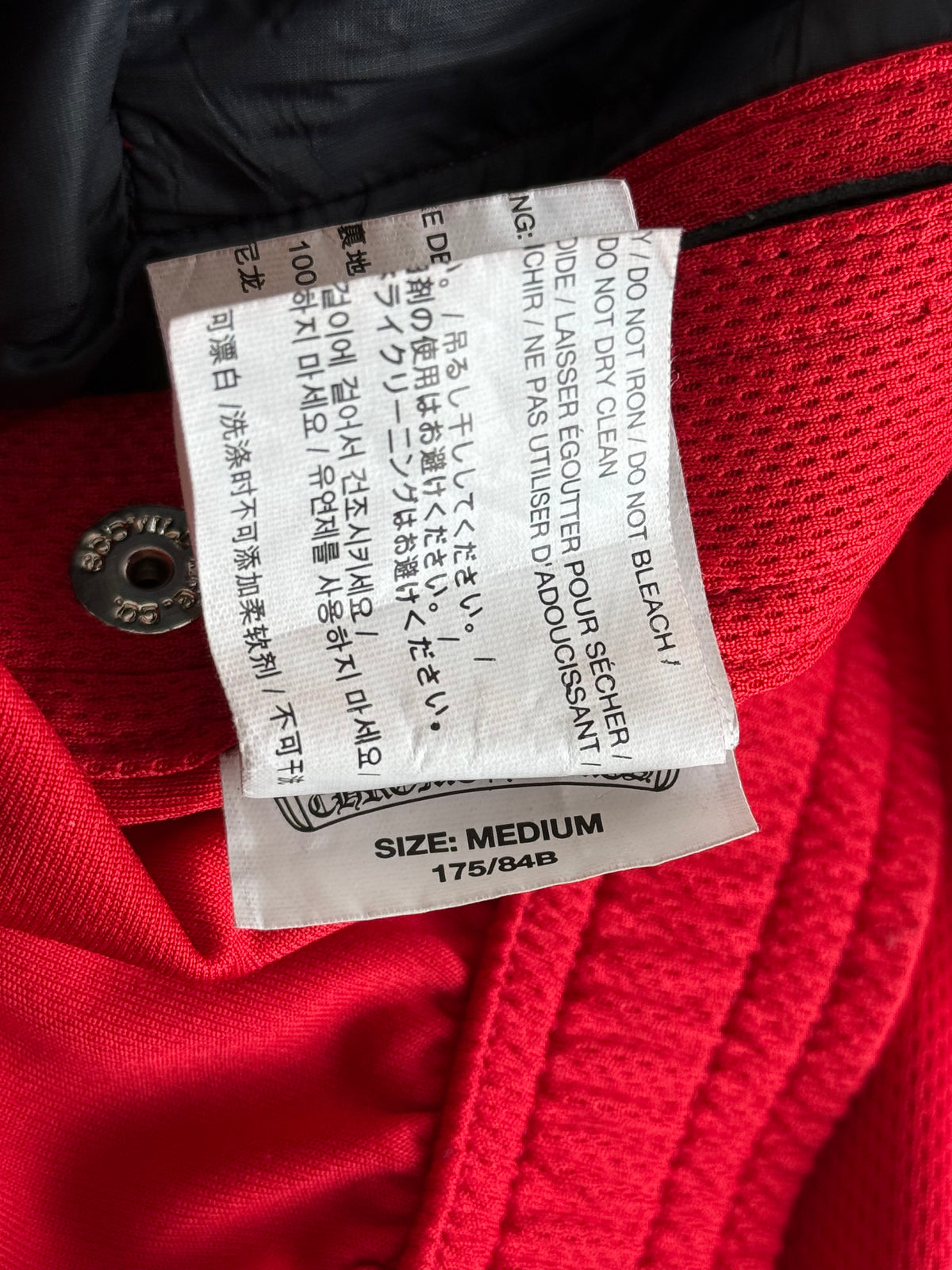 Chrome Hearts Red & White Snap Button Tearaway Track Pants