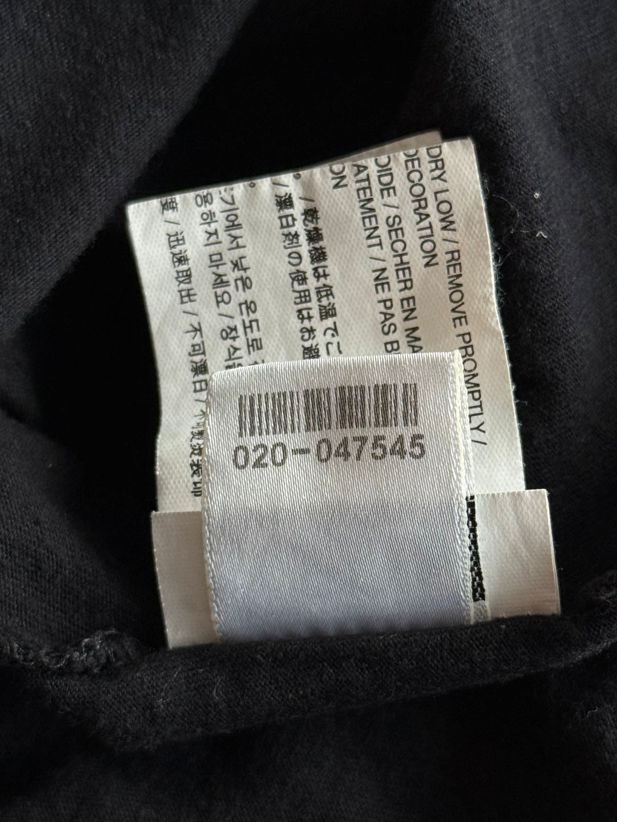Chrome Hearts Black & White Horseshoe Logo Longsleeve T-Shirt