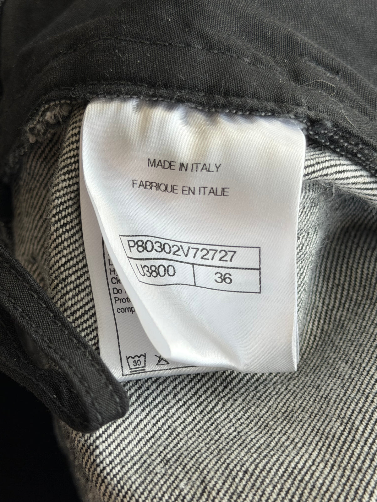 Chanel Faded Black & Multicolor Cartoon Graphic Women's Denim Jeans