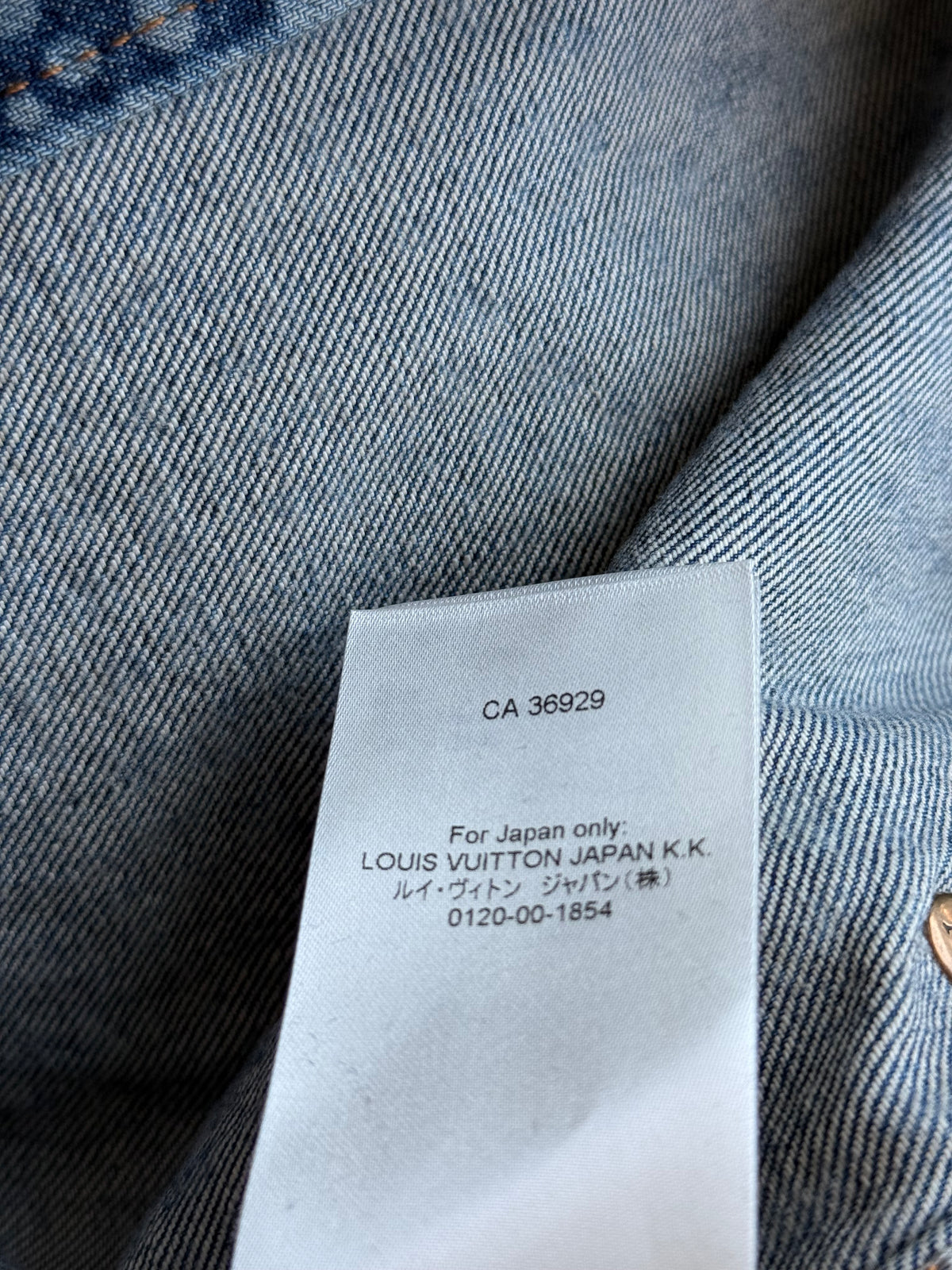 Louis Vuitton Yayoi Kusama Blue Polka Dot Denim Jacket