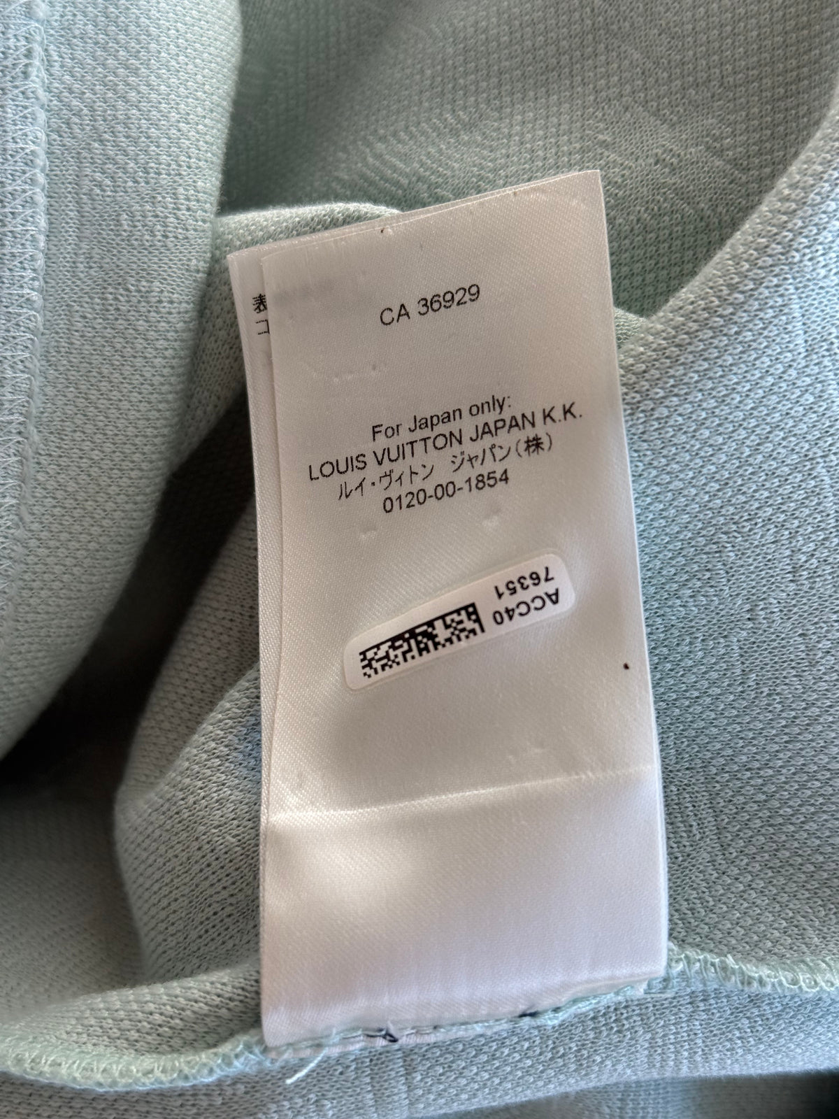 Louis Vuitton Light Blue Monogram Pocket T-Shirt