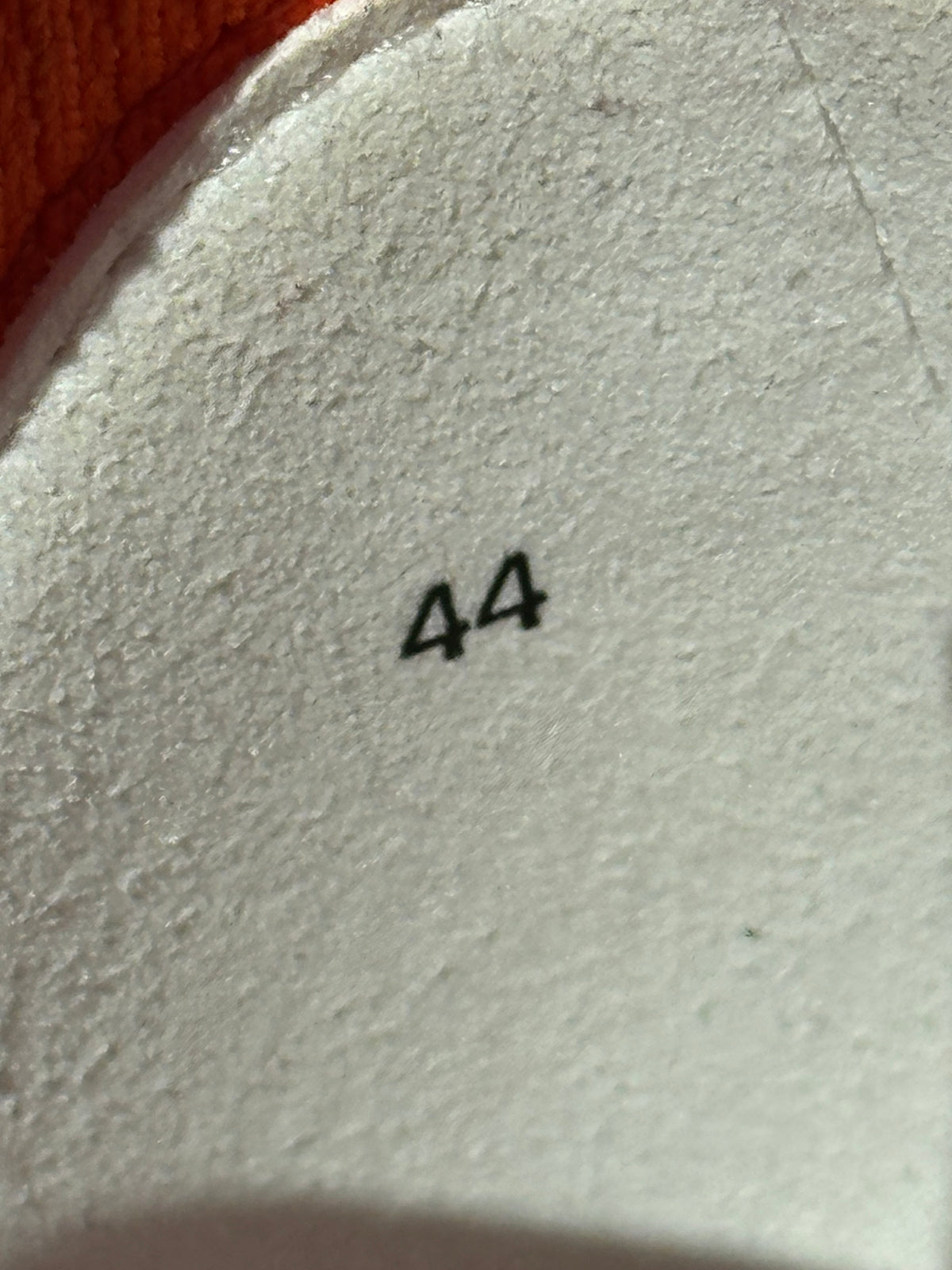 Hermes White & Orange Depart Sneakers