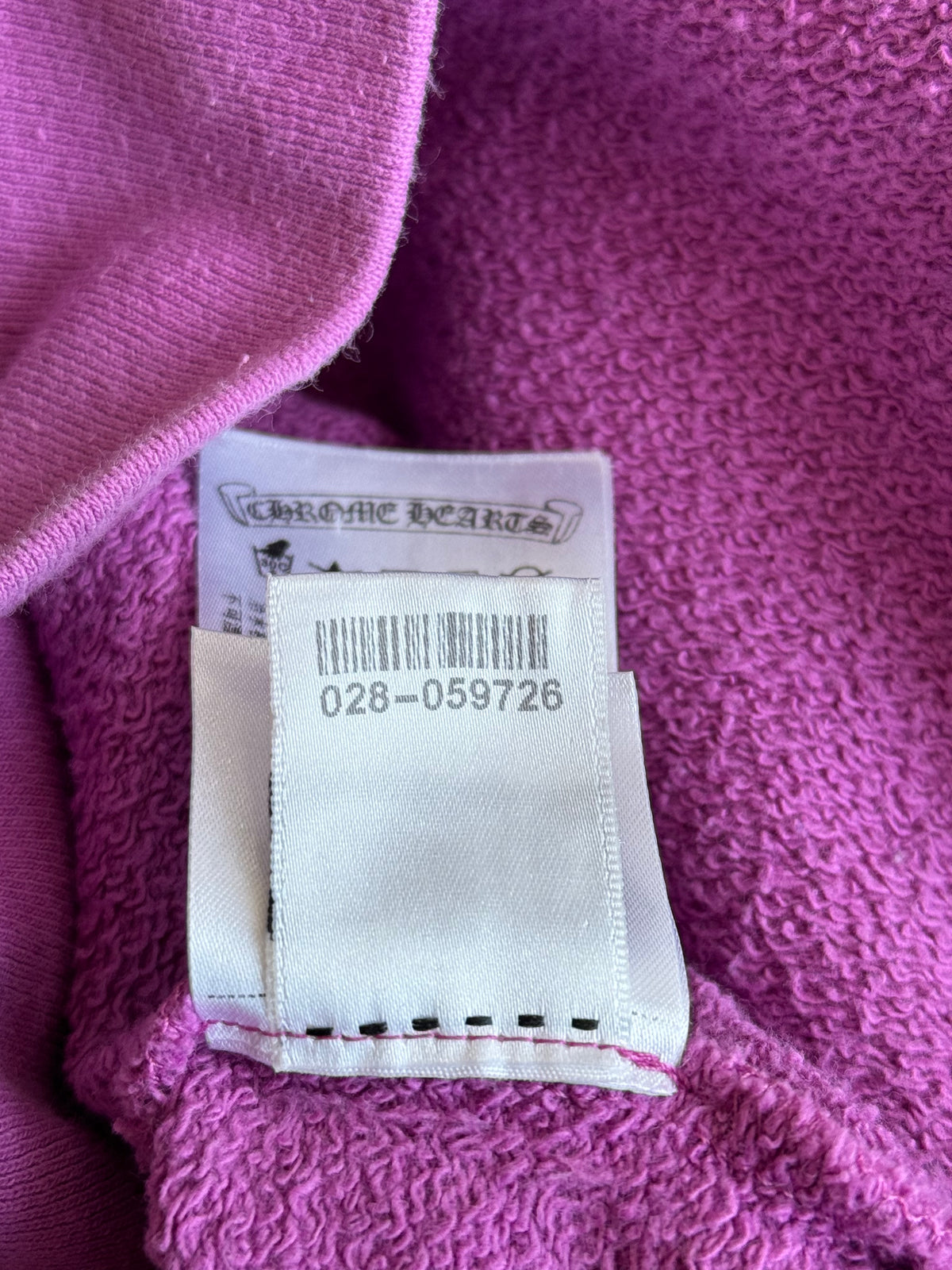 Chrome Hearts Matty Boy Purple Spider Web Hoodie