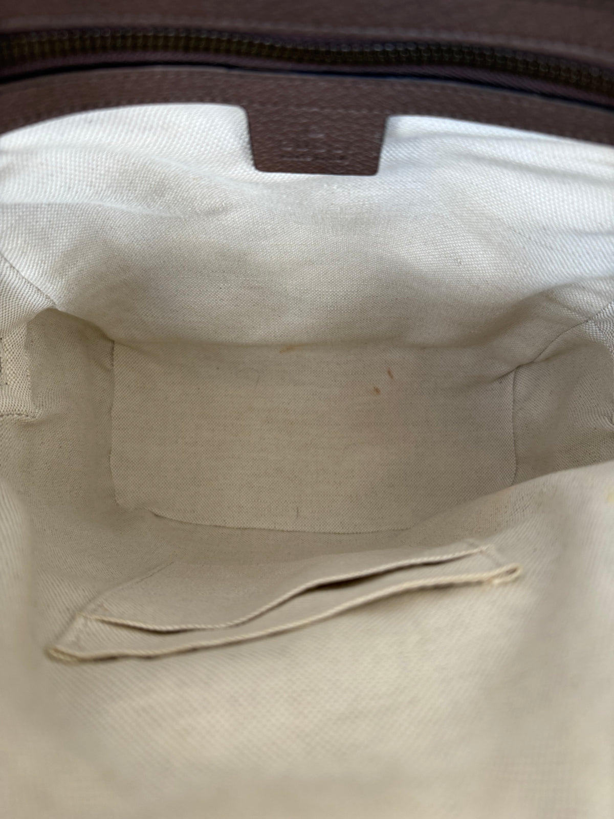 Gucci Beige GG Supreme Ophidia Backpack