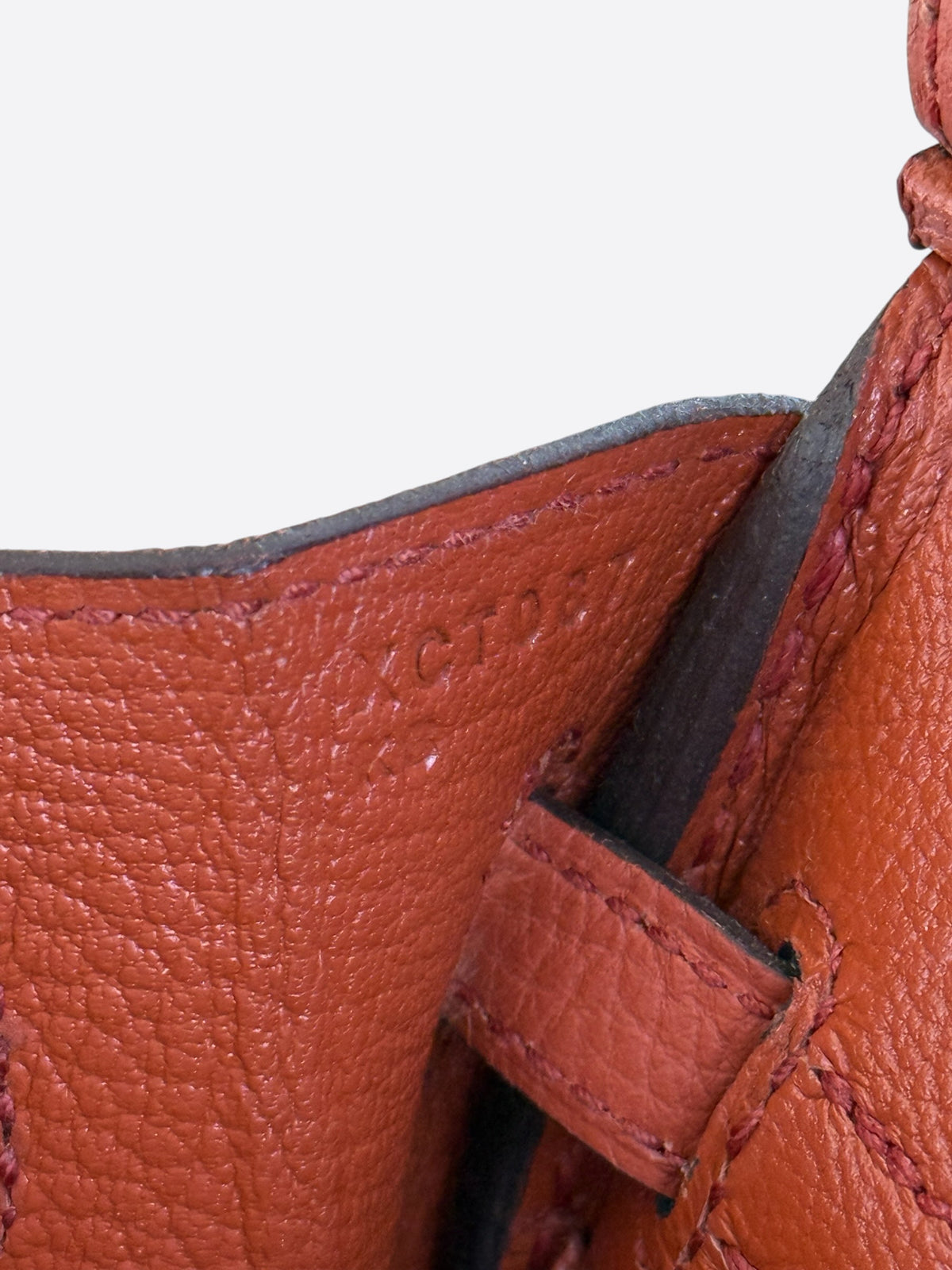 Hermes Orange Togo & Gold Hardware Birkin 25