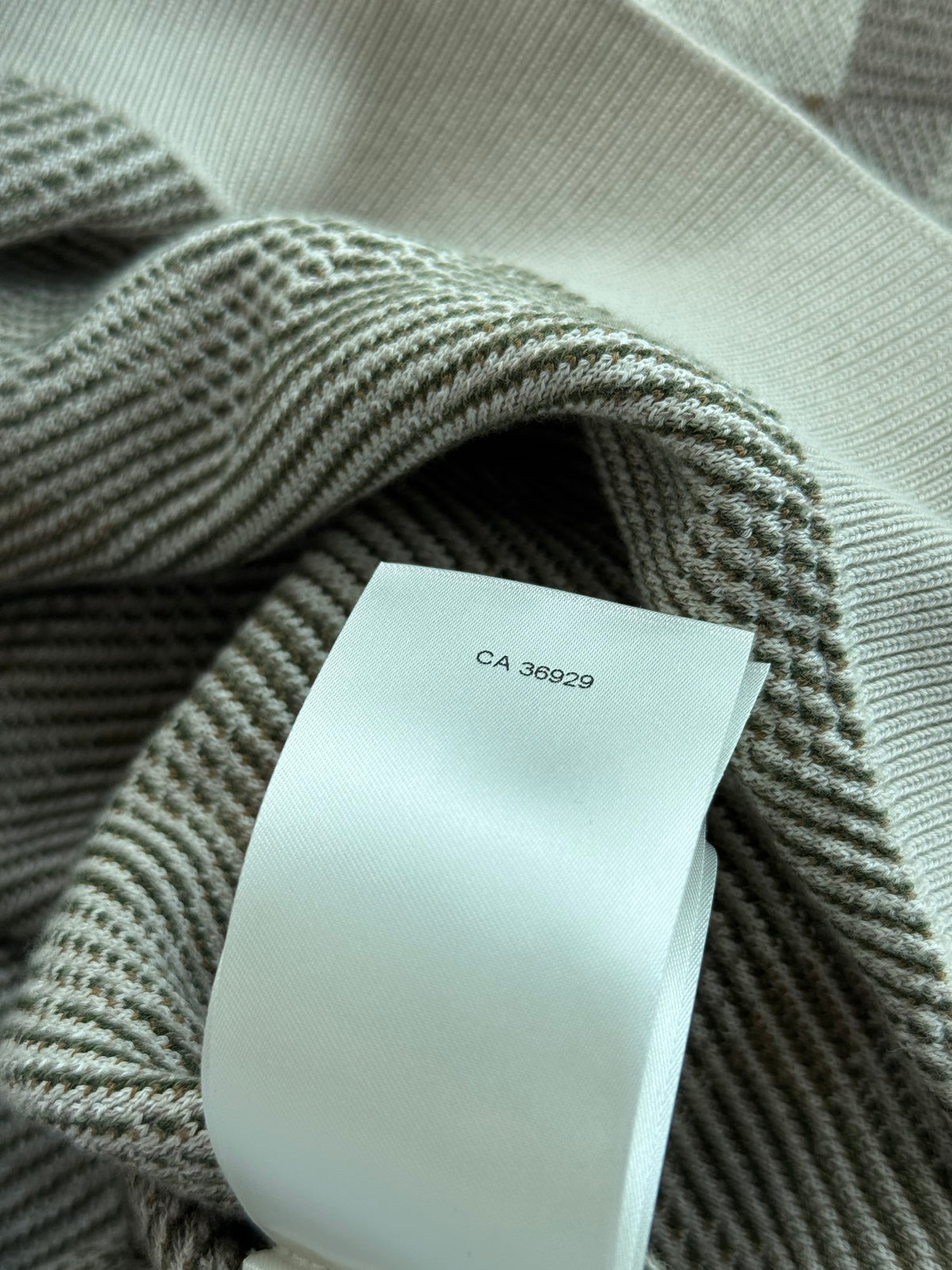 Louis Vuitton Beige & Green Damouflage Sweater