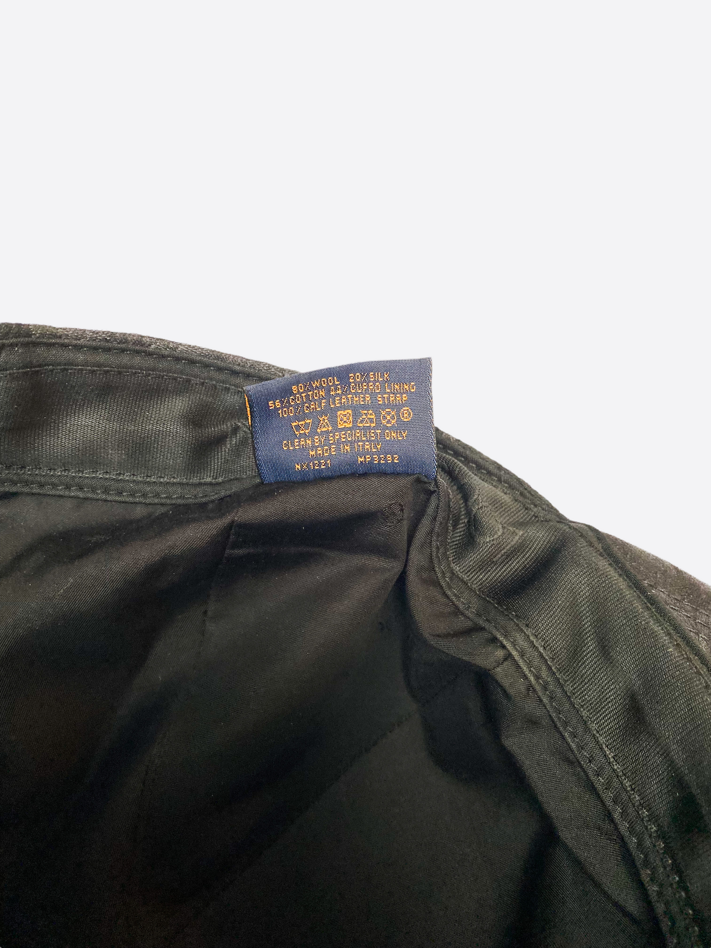 Louis Vuitton Black & Grey Floral Monogram Hat