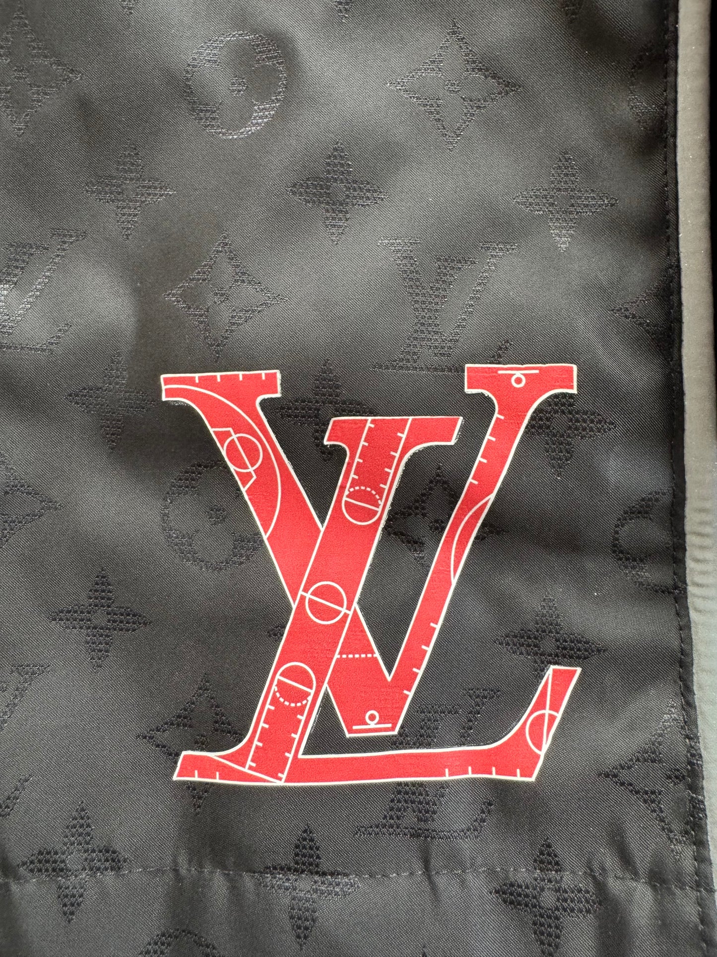 Louis Vuitton NBA Black Monogram Jacket