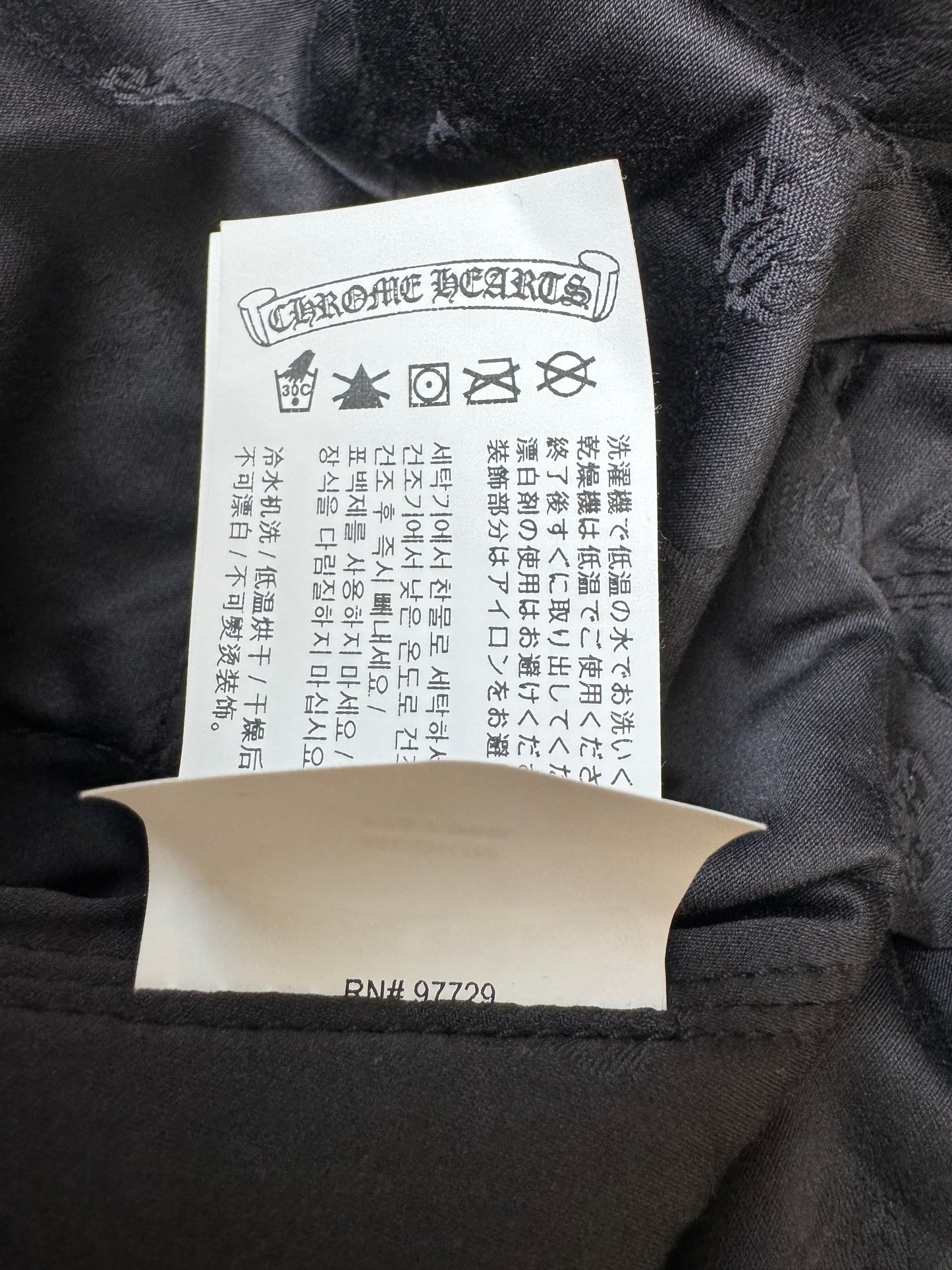 Chrome Hearts Red & White Fleur Padded Flannel