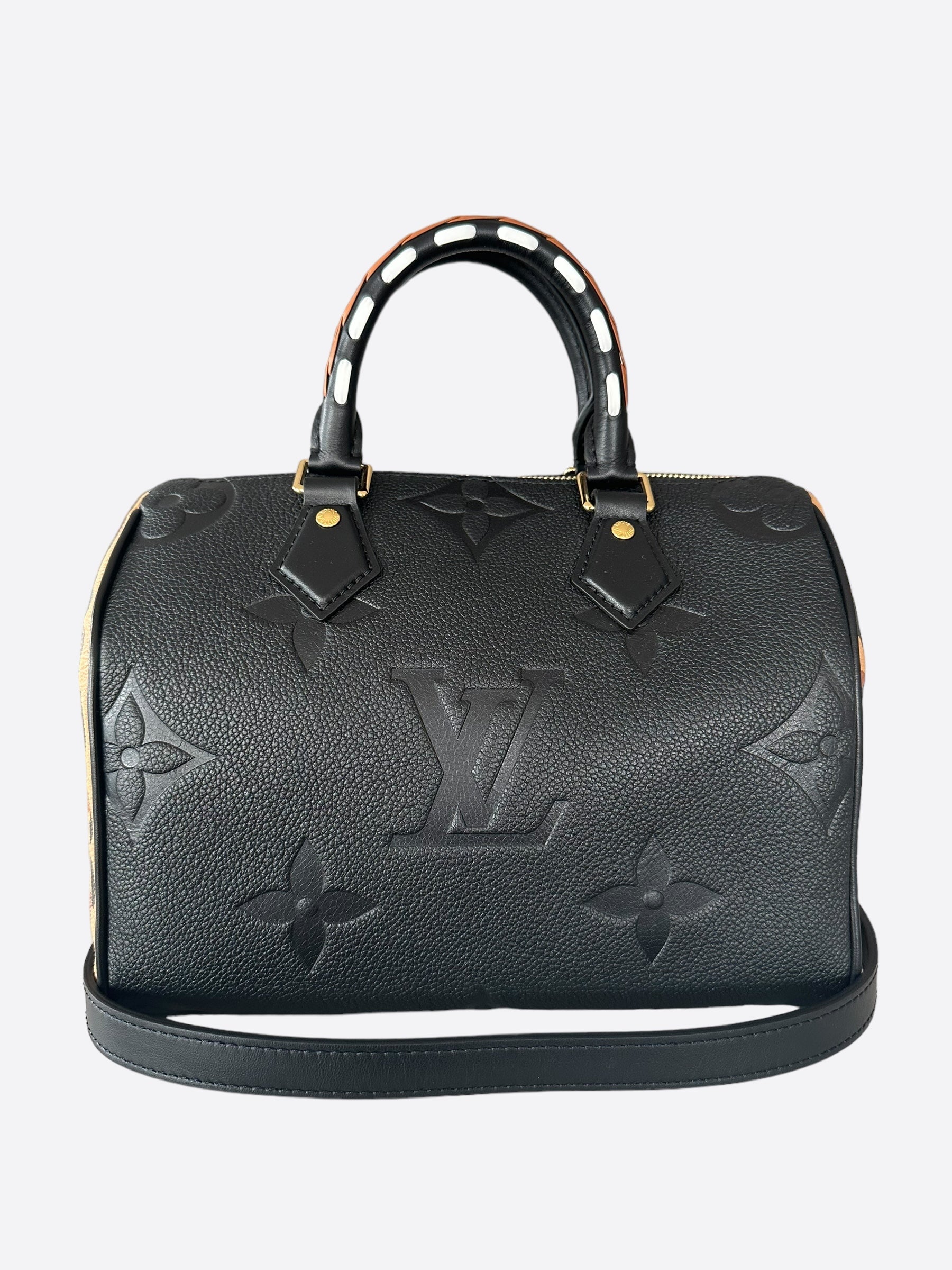 Louis Vuitton Black Empreinte Monogram Wild At Heart Speedy 25 – Savonches