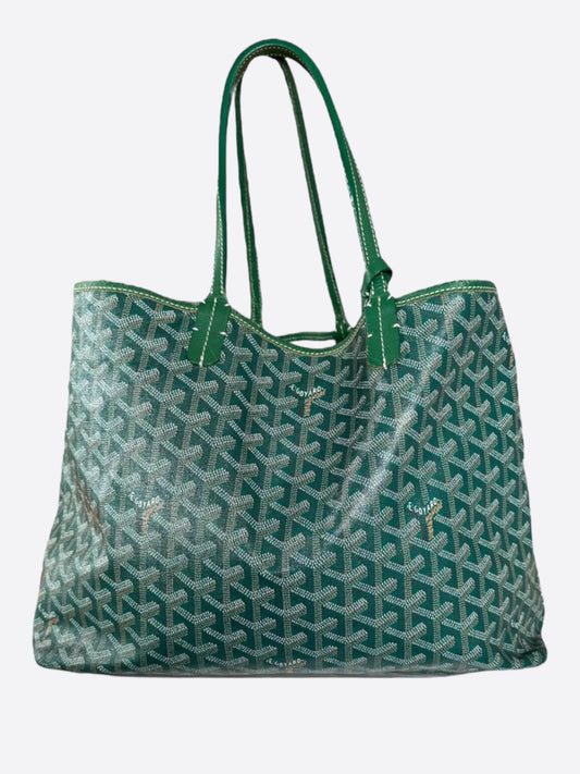 Goyard Green Goyardine St. Louis Tote Bag