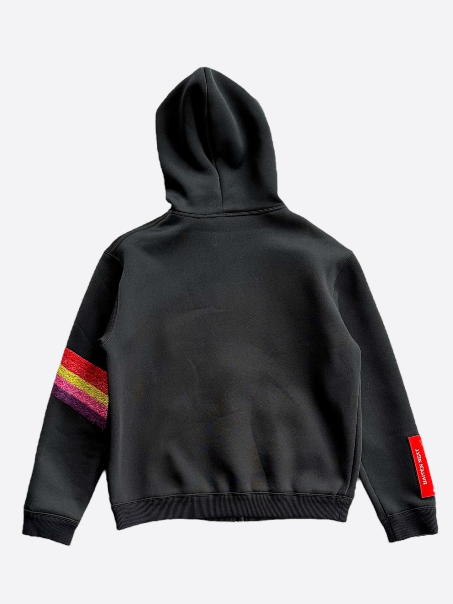 Louis Vuitton Black Oz Embroidered Zip Up Hoodie