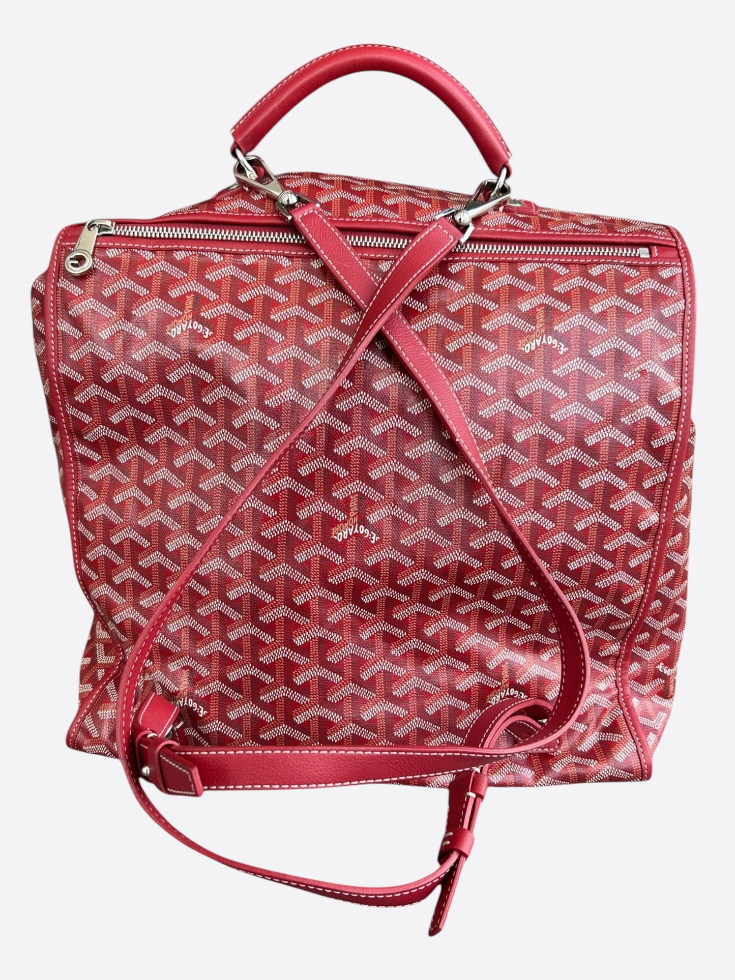 Goyard Red Saint Leger Backpack