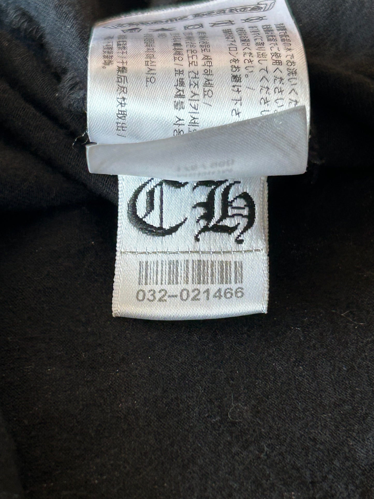 Chrome Hearts Black Multicolor Cross Logo T-Shirt