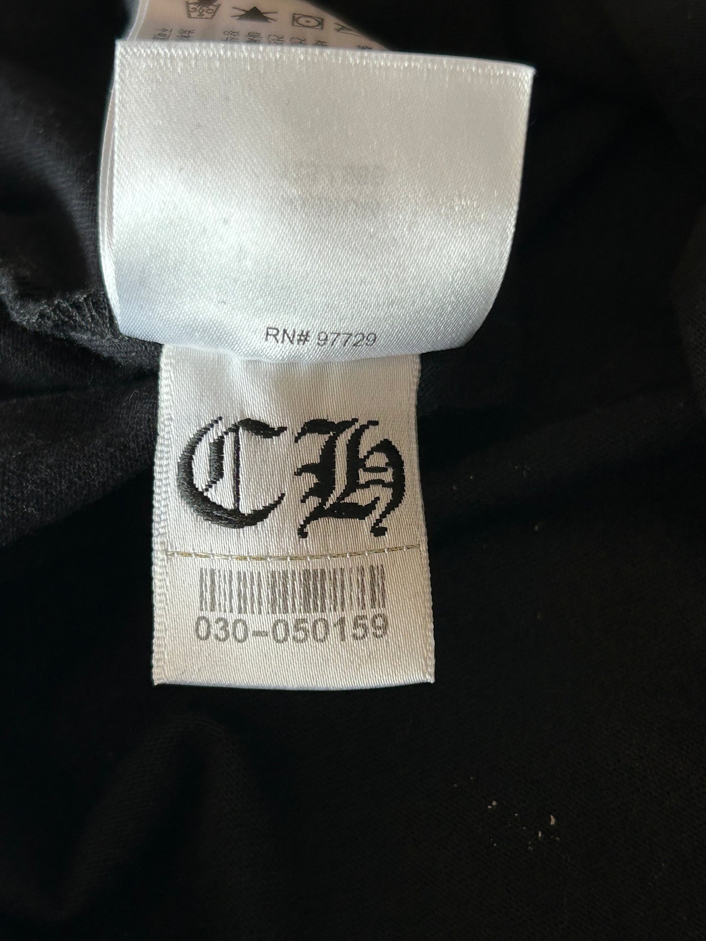 Chrome Hearts Black Racing Stripes Longsleeve T-Shirt