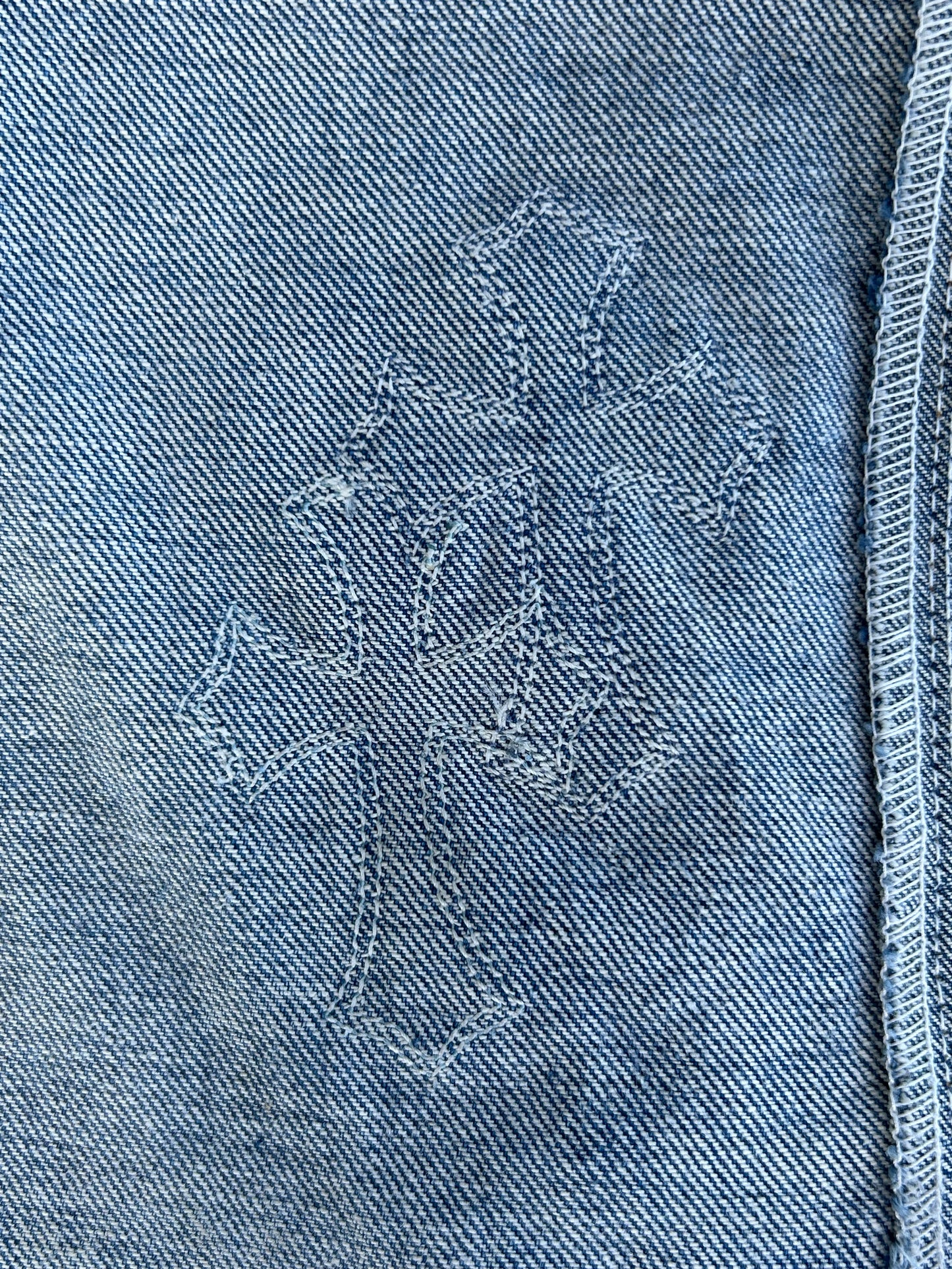 Chrome Hearts Gallery Dept Levis Blue Cross Patch Jeans