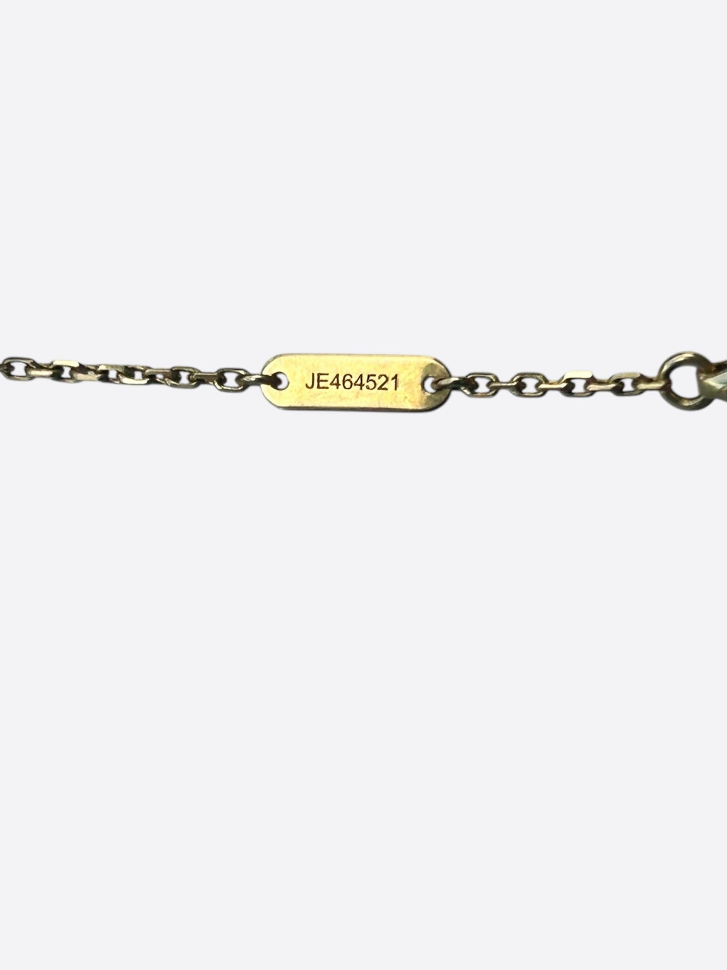 Van Cleef & Arpels Yellow Gold Onyx Vintage Alhambra Pendant Necklace