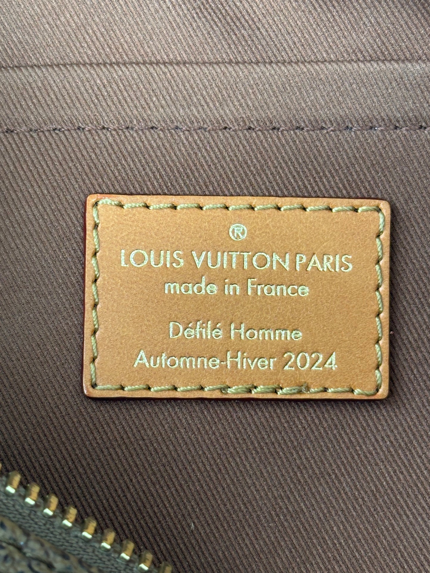 Louis Vuitton Brown Dust Monogram Keepall 25