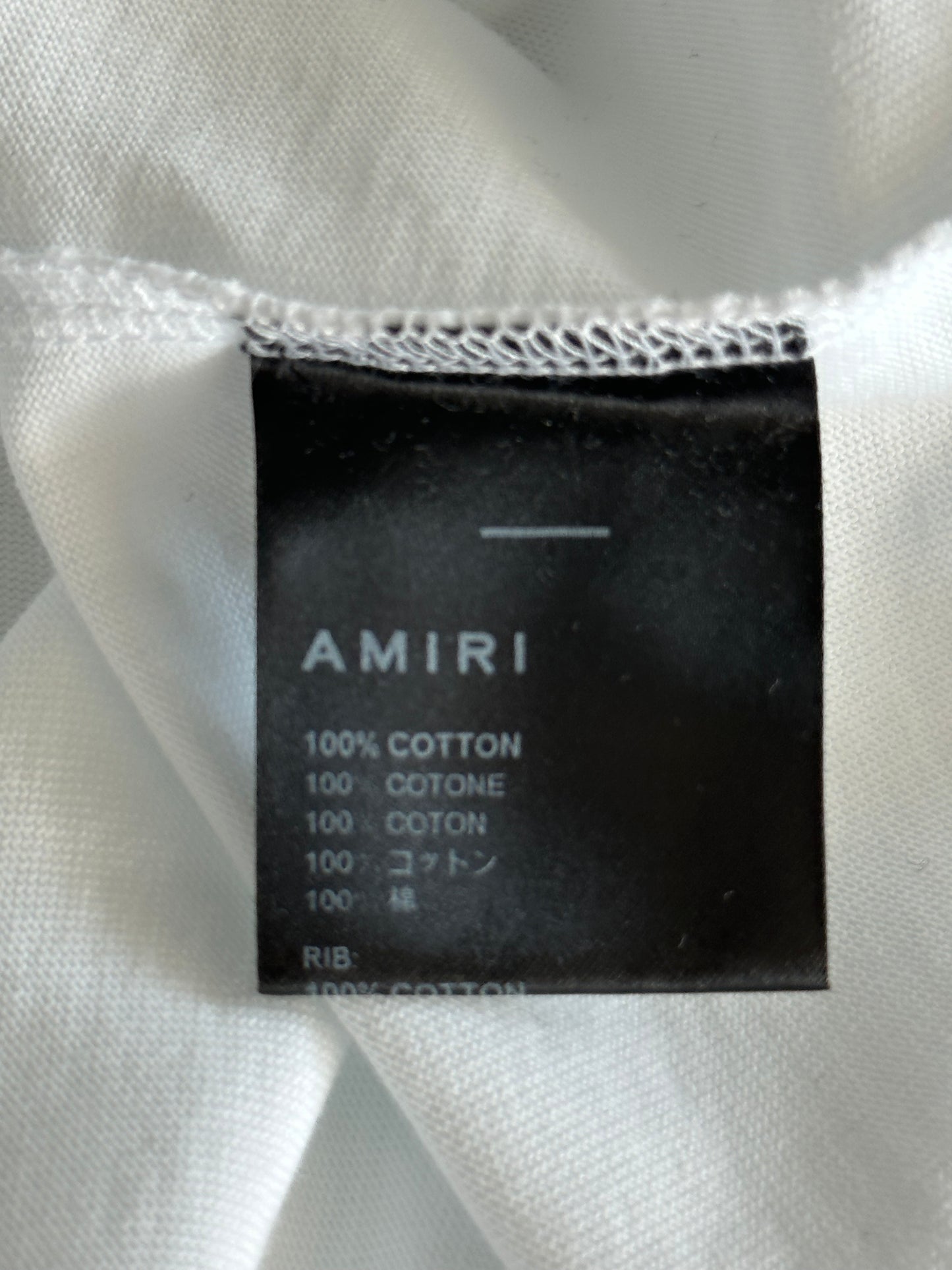 Amiri White Records Logo T-Shirt