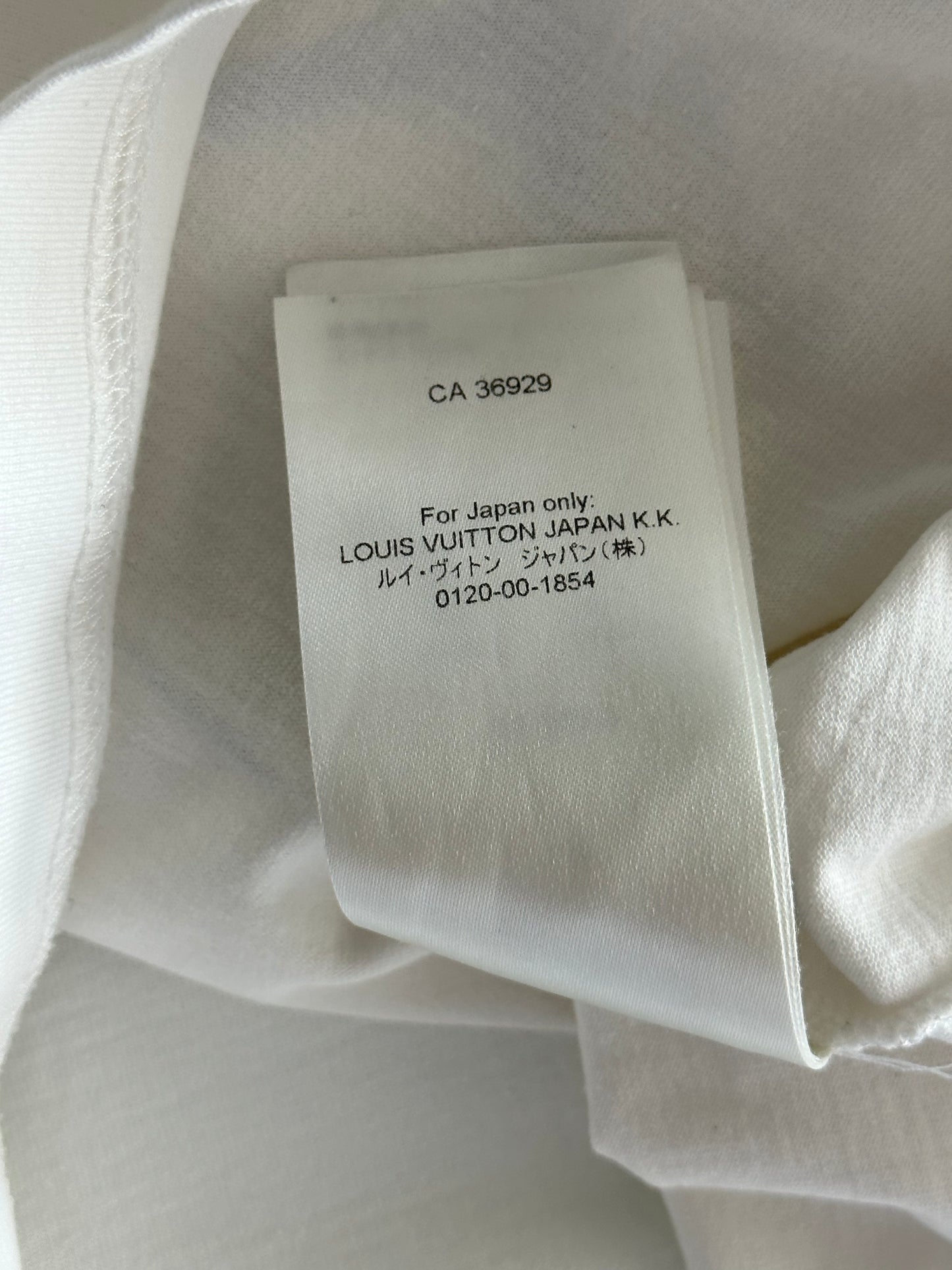 Louis Vuitton White 1854 Embroidered T-Shirt