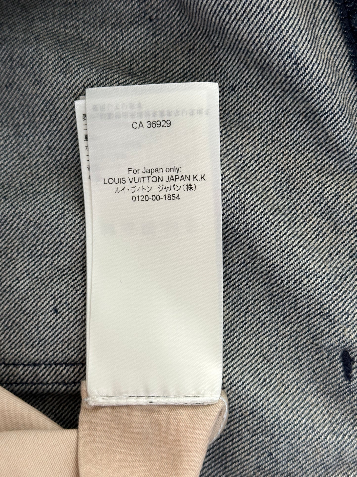 Louis Vuitton Blue Monogram Carpenter Denim Shorts