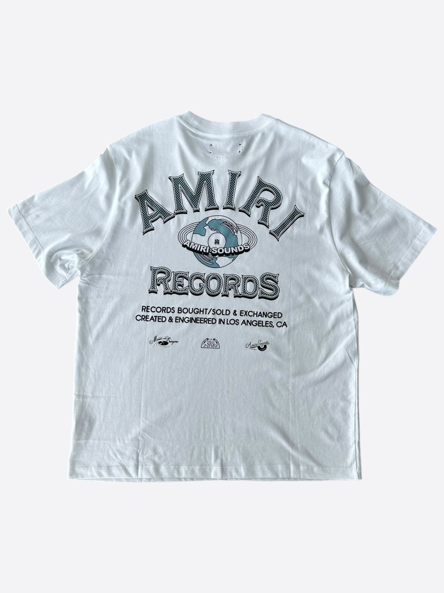 Amiri White Records Logo T-Shirt