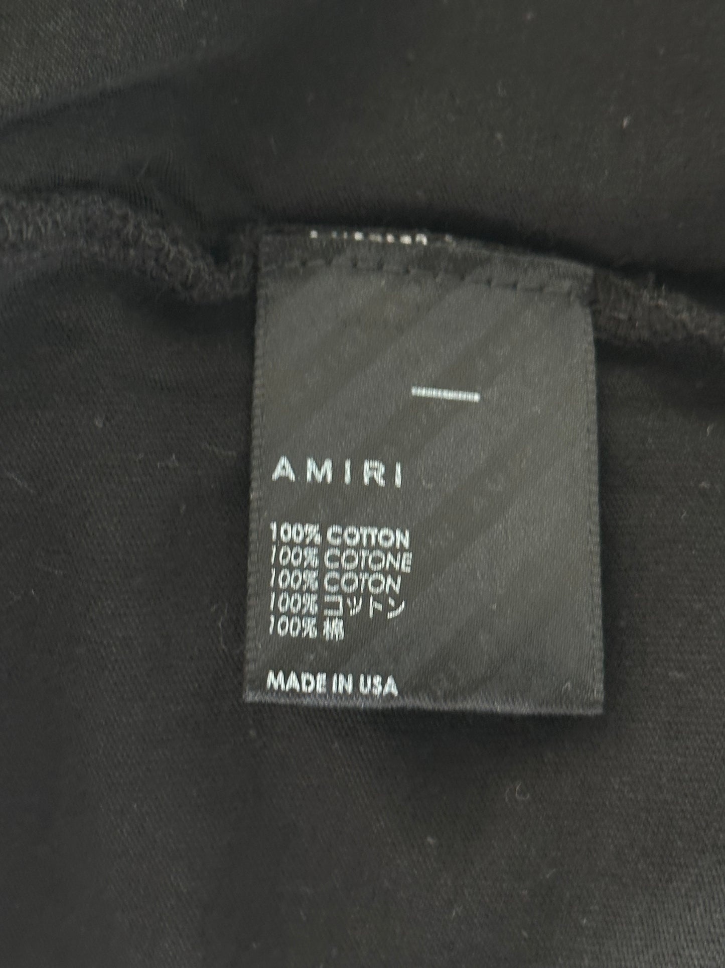 Amiri Black & White Eden Rock T-Shirt