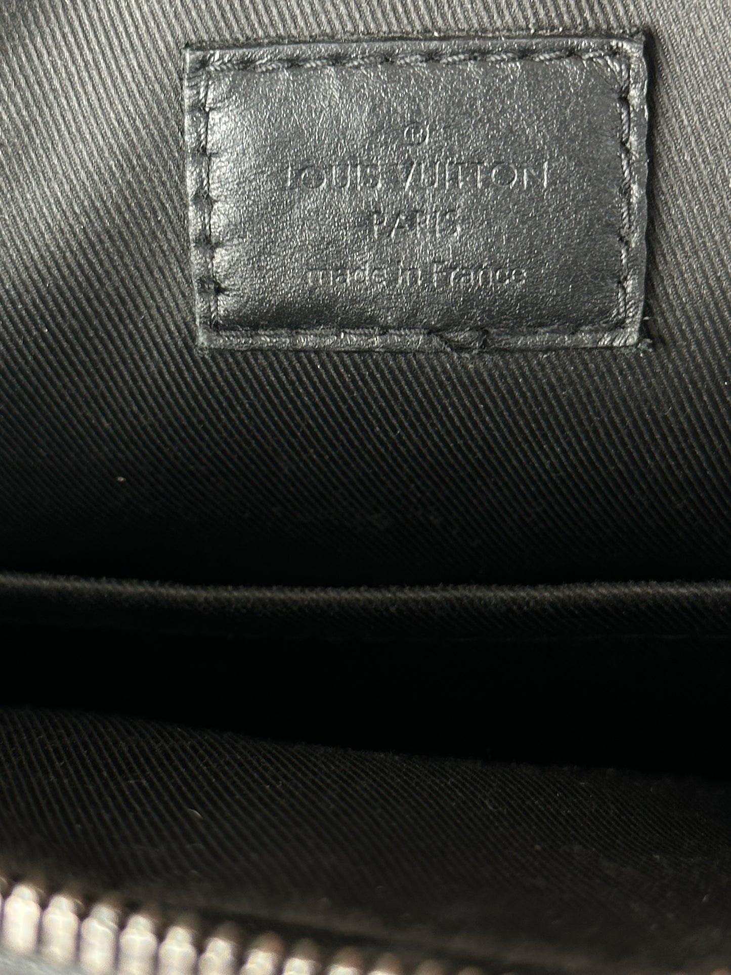 Louis Vuitton Black Shadow Monogram Duo Messenger