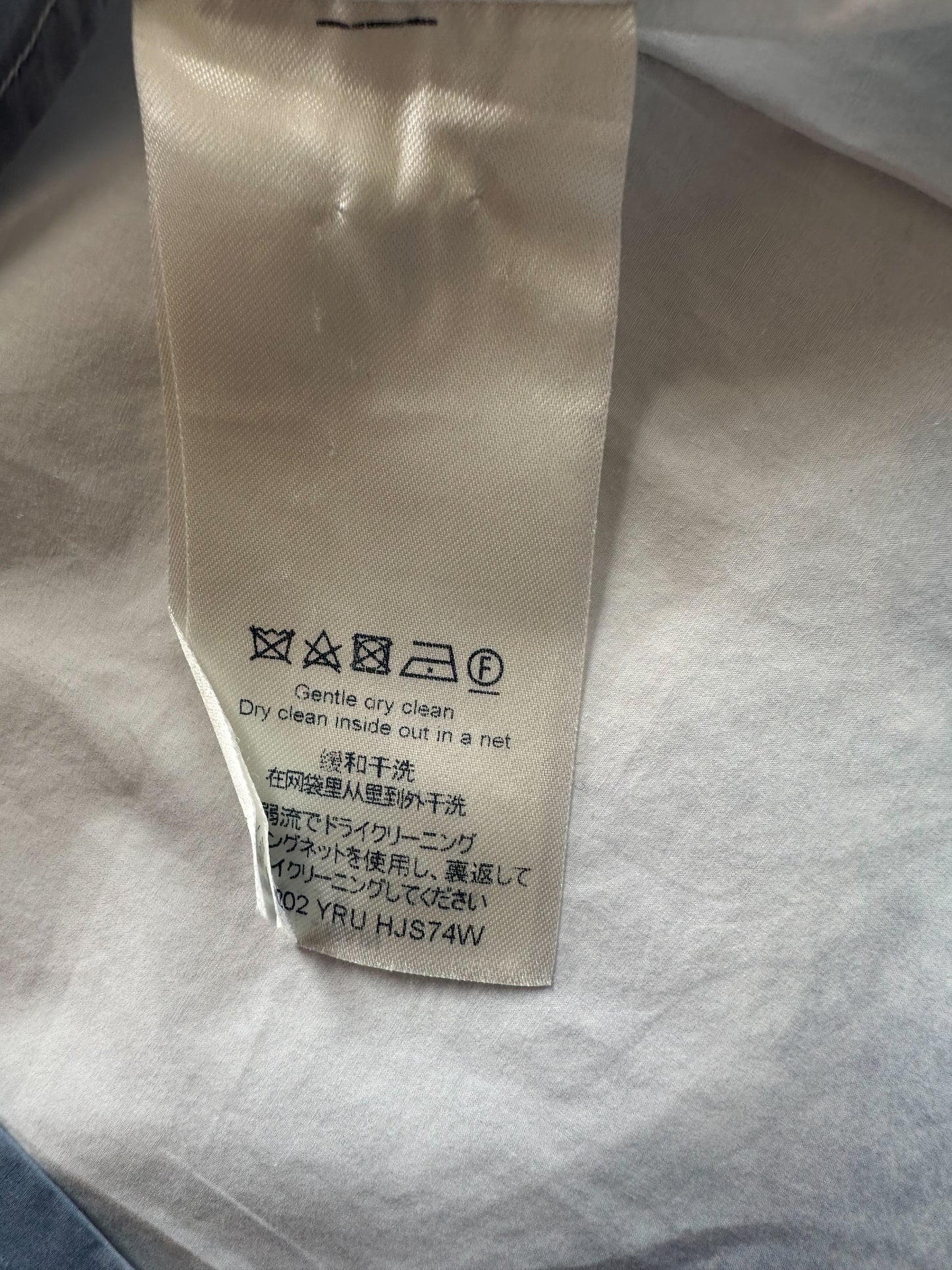 Louis Vuitton Blue & White Cloud Logo Button Up