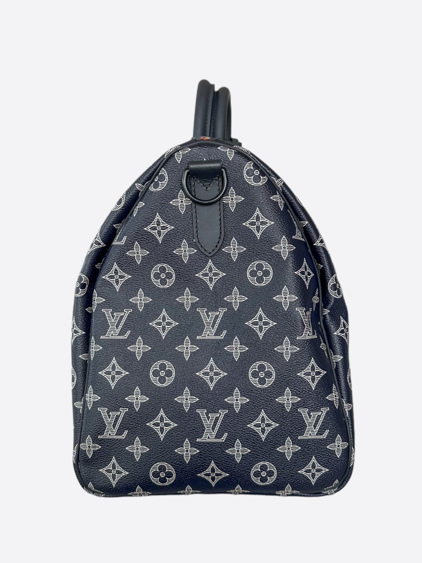Louis Vuitton Navy Upside Down Monogram Keepall 50