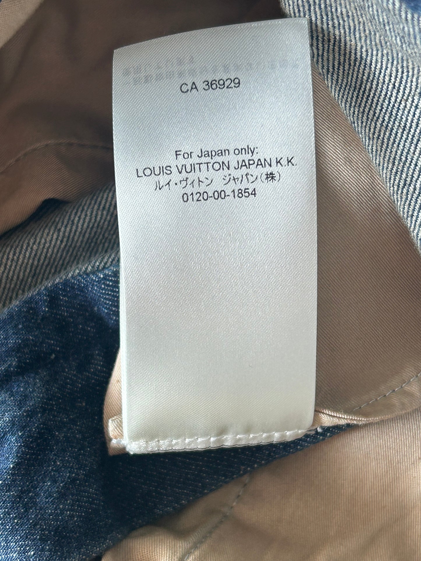 Louis Vuitton Blue Monogram Carpenter Denim Shorts