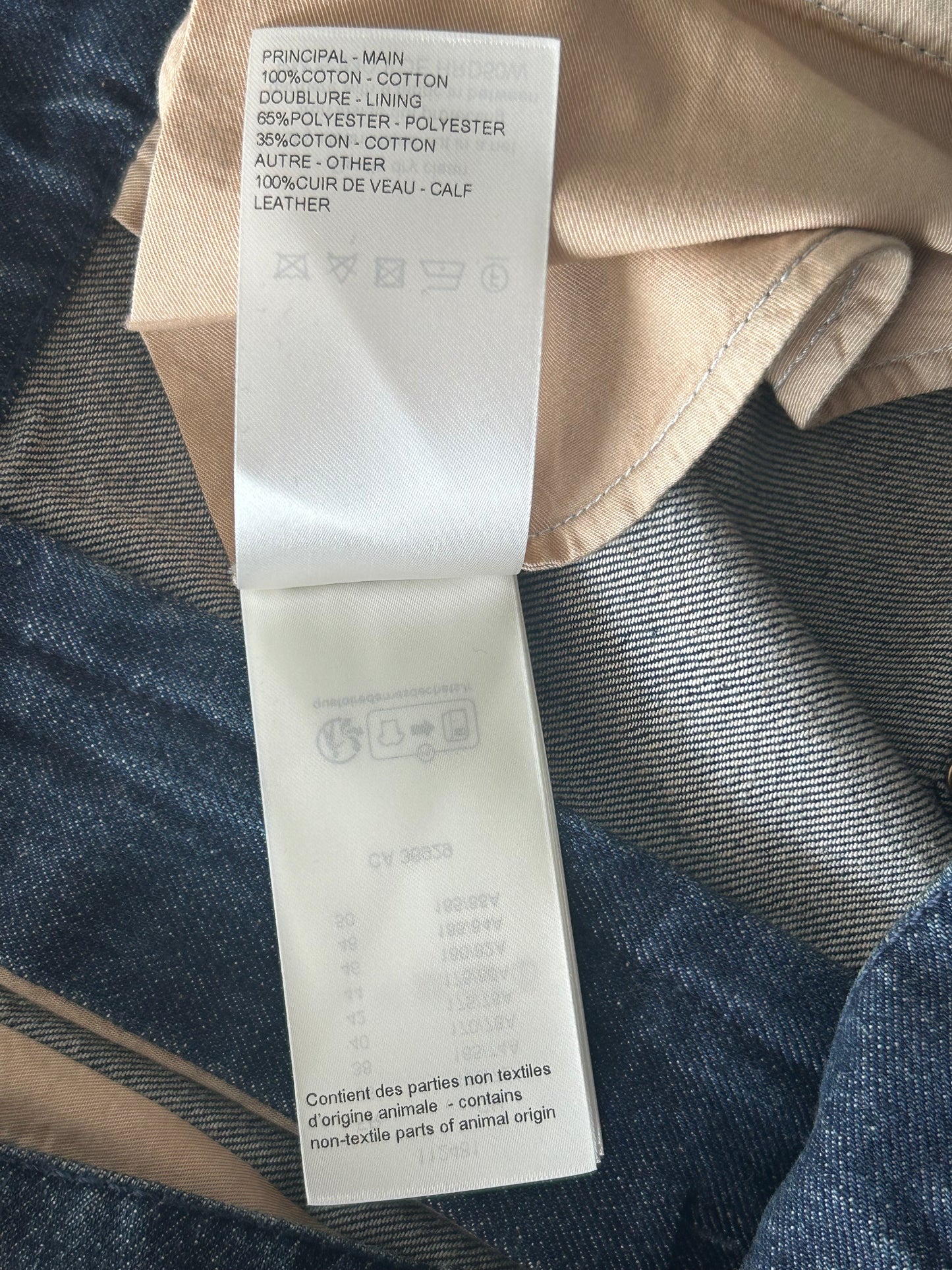 Louis Vuitton Blue Monogram Carpenter Denim Shorts
