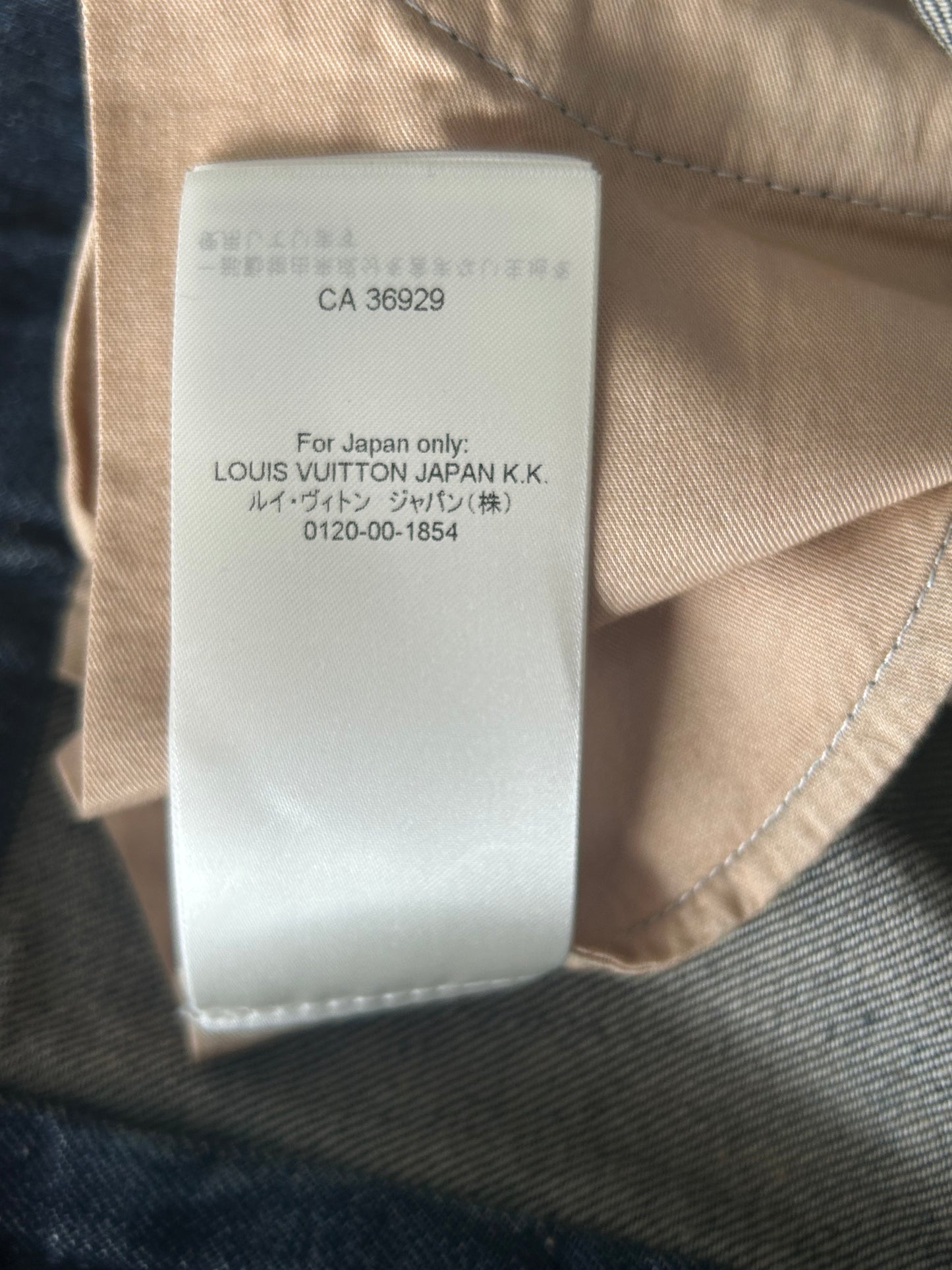 Louis Vuitton Blue Monogram Carpenter Denim Shorts