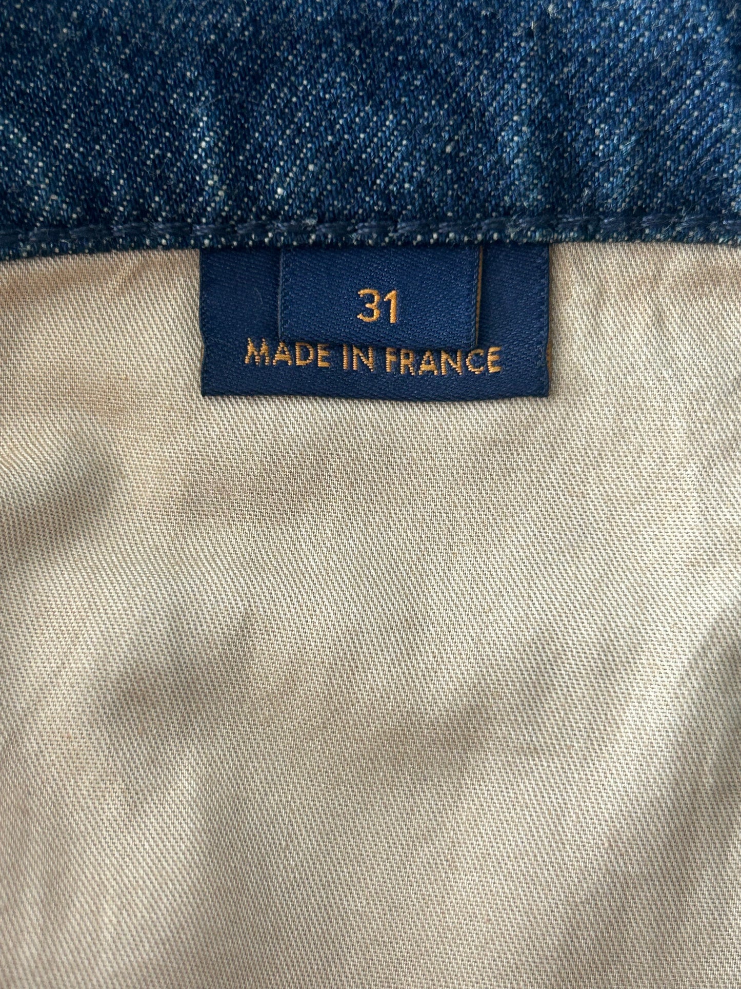 Louis Vuitton Blue Monogram Carpenter Denim Shorts