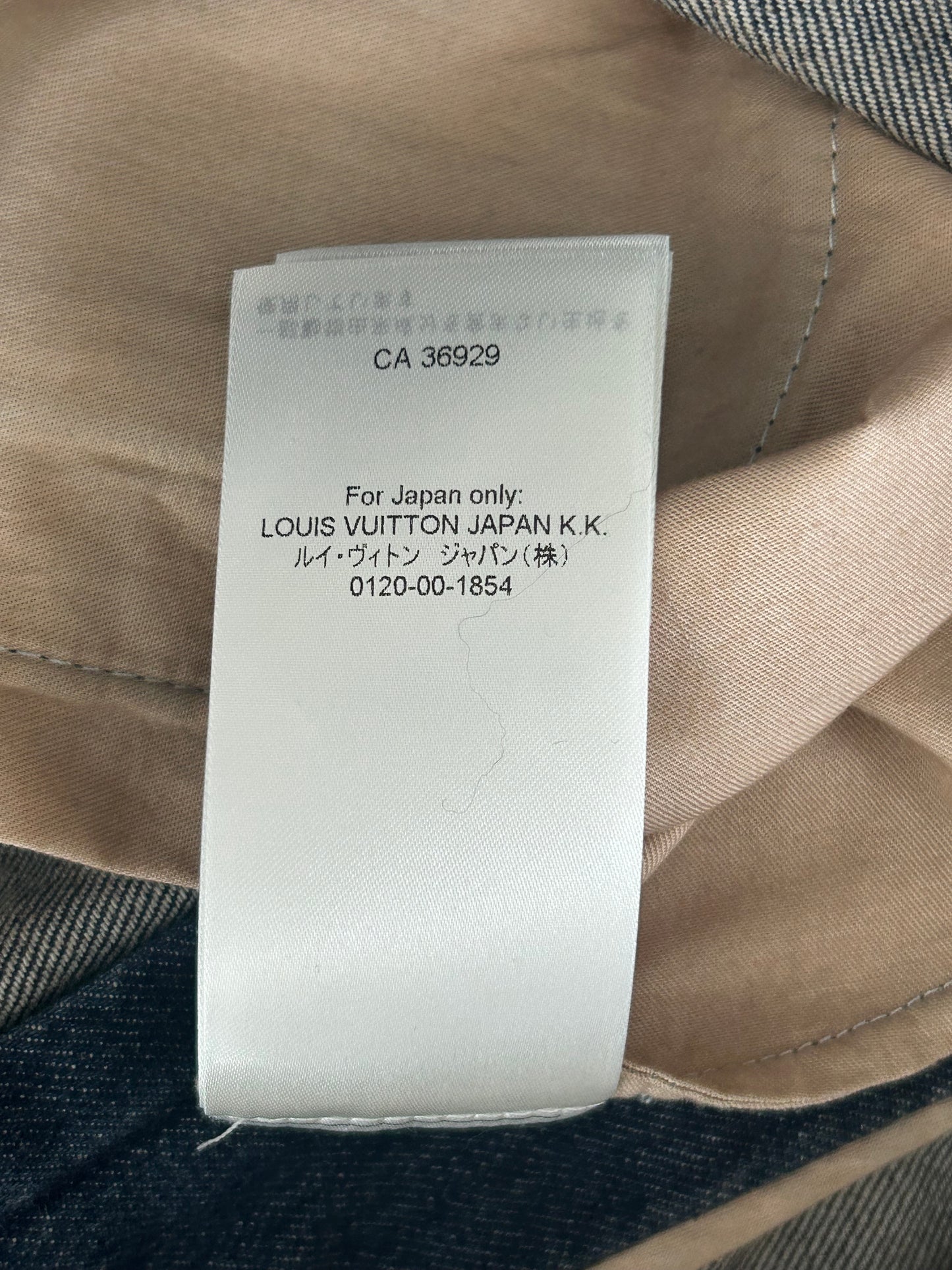 Louis Vuitton Blue Monogram Carpenter Denim Shorts