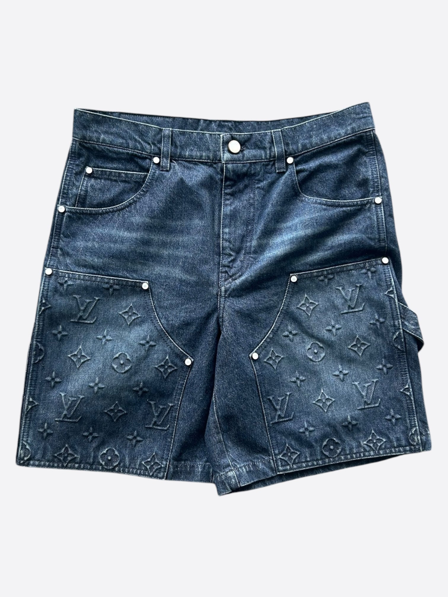 ★LUVISTRUE★PY DENIM CARPENTER SHORTS(BLUE)★正規品/送料込 ☆LUVISTRUE☆PY DENIM CARPENTER SHORTS(BLUE)☆正規品/送料込