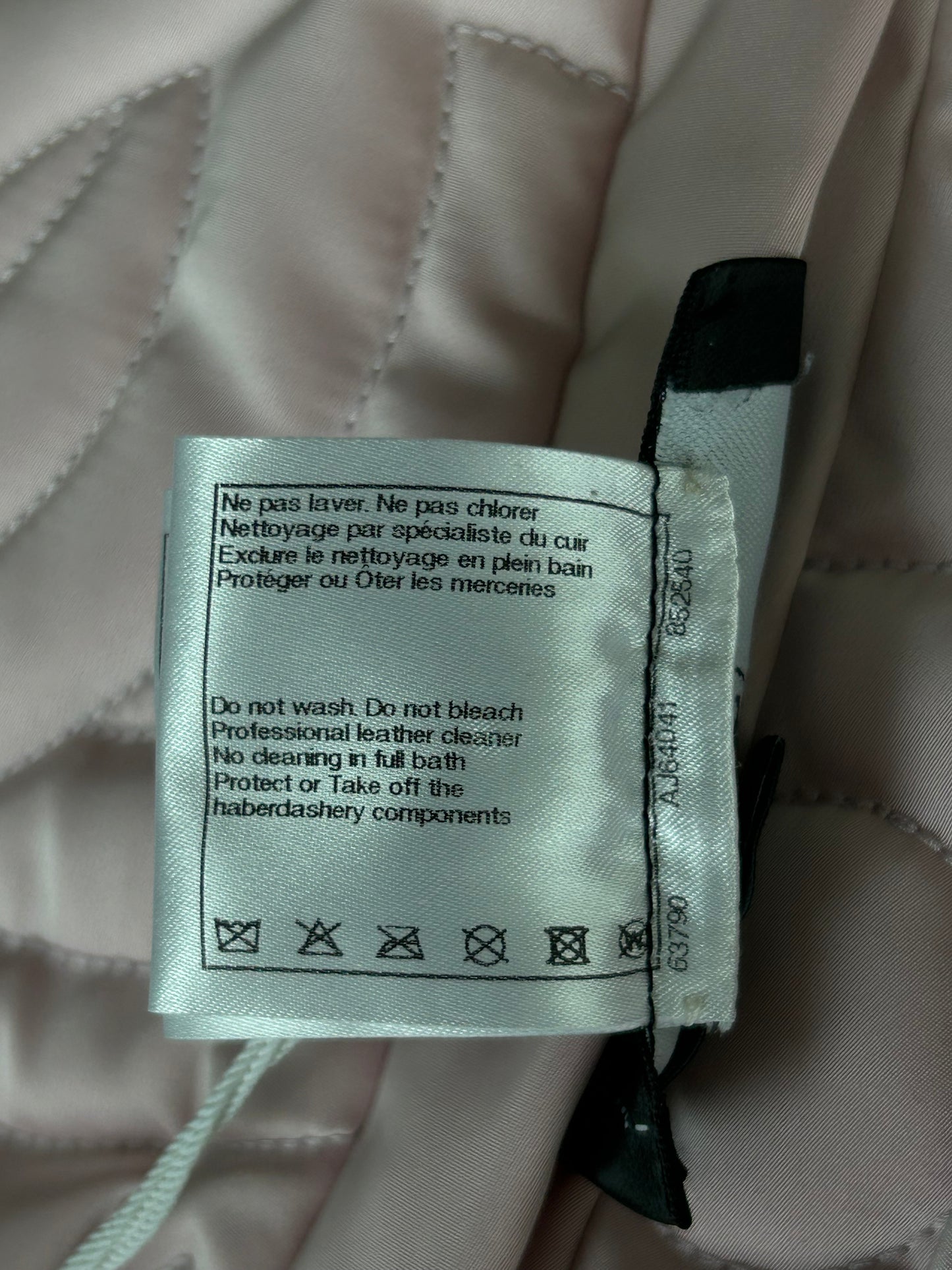 Chanel Pink Lambksin CC Monogram Reversible Women's Puffer Vest