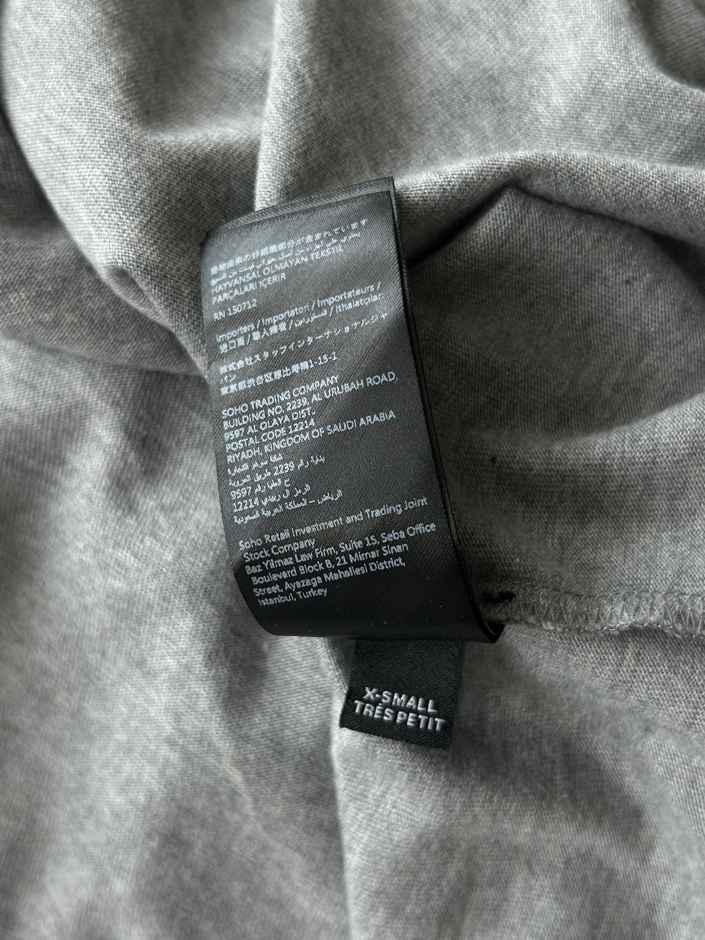 Amiri Grey & White Bones T-Shirt