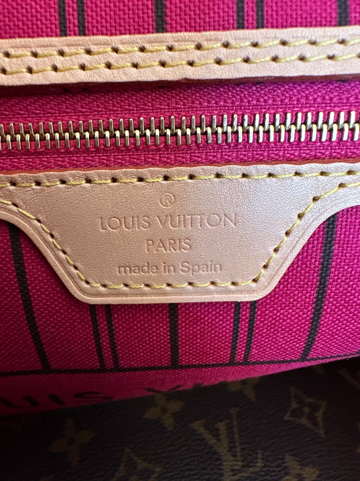 Louis Vuitton Brown Monogram Neverfull MM