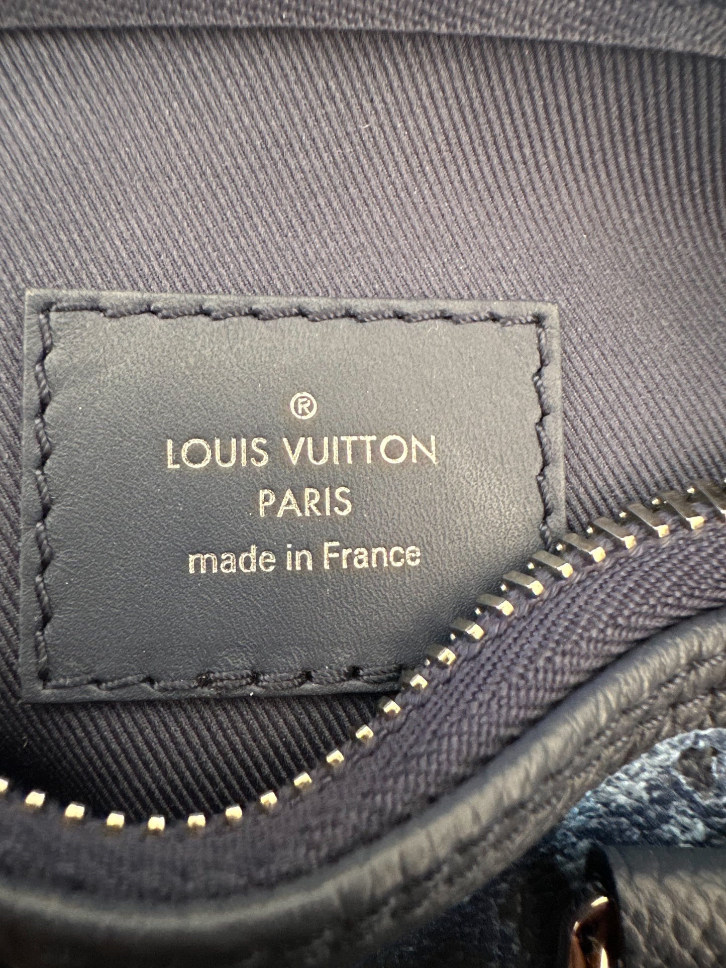 Louis Vuitton Navy Watercolor Monogram Keepall XS