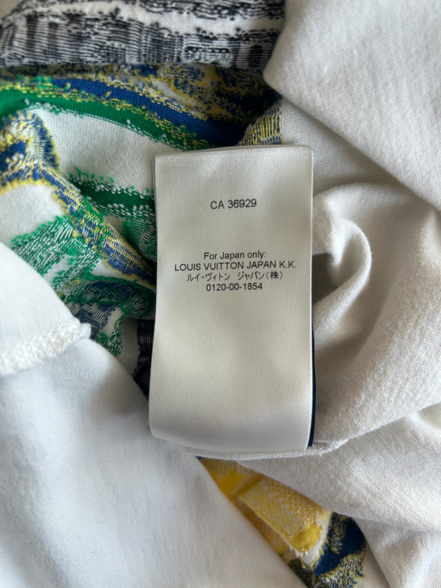 Louis Vuitton White Rue Du Pont Neuf Graphic Intarsia T-Shirt