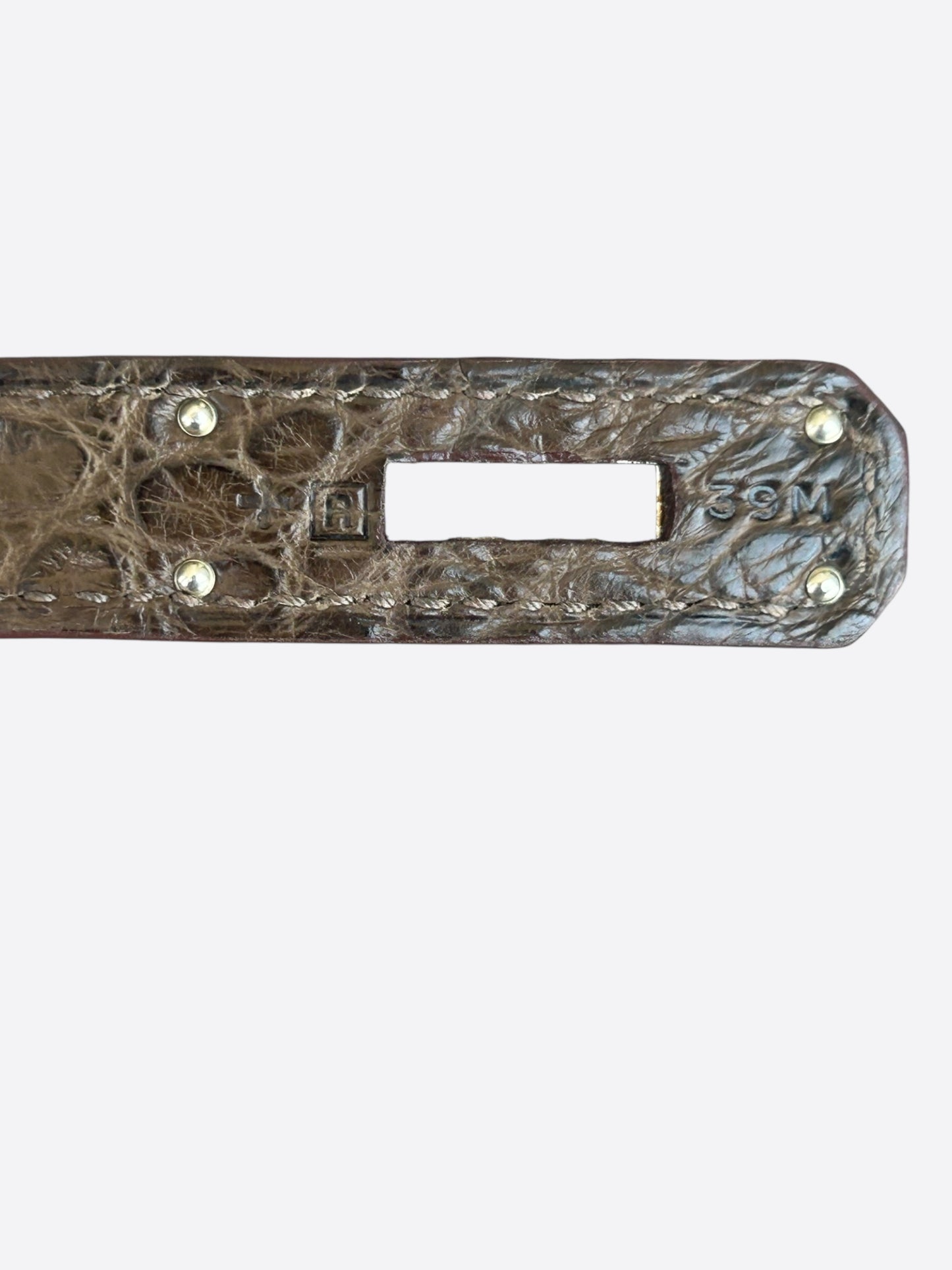 Hermes Gris Elephant Crocodile Birkin 40