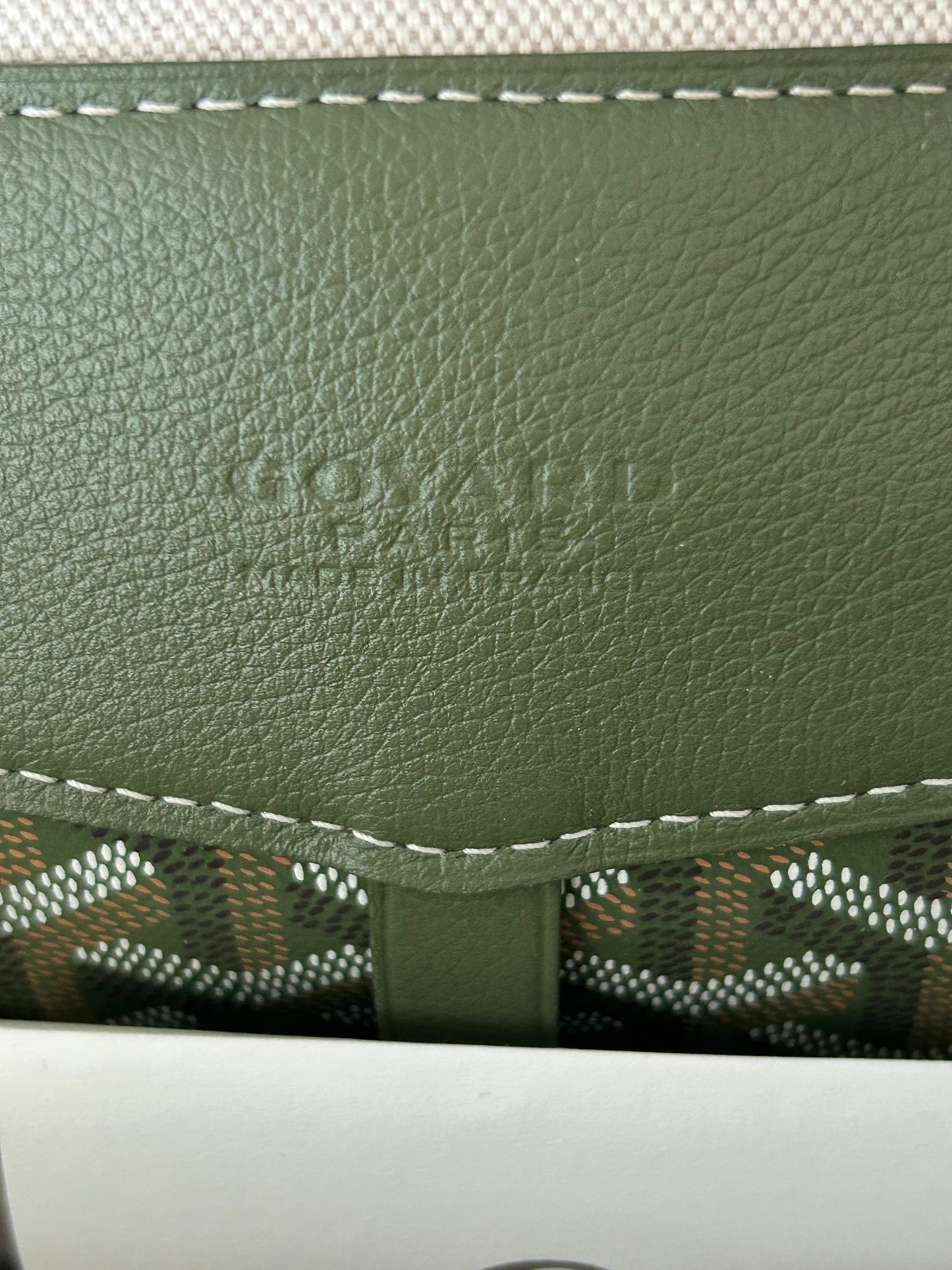 Goyard Khaki Cisalpin Backpack
