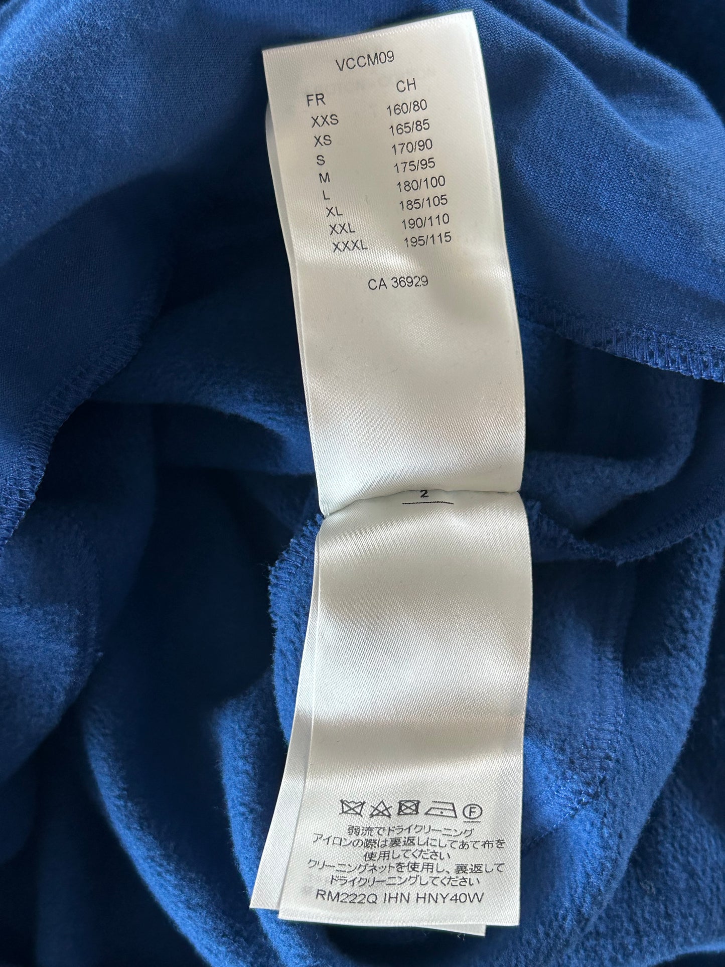 Louis Vuitton Blue Monogram Circle Cut Hoodie