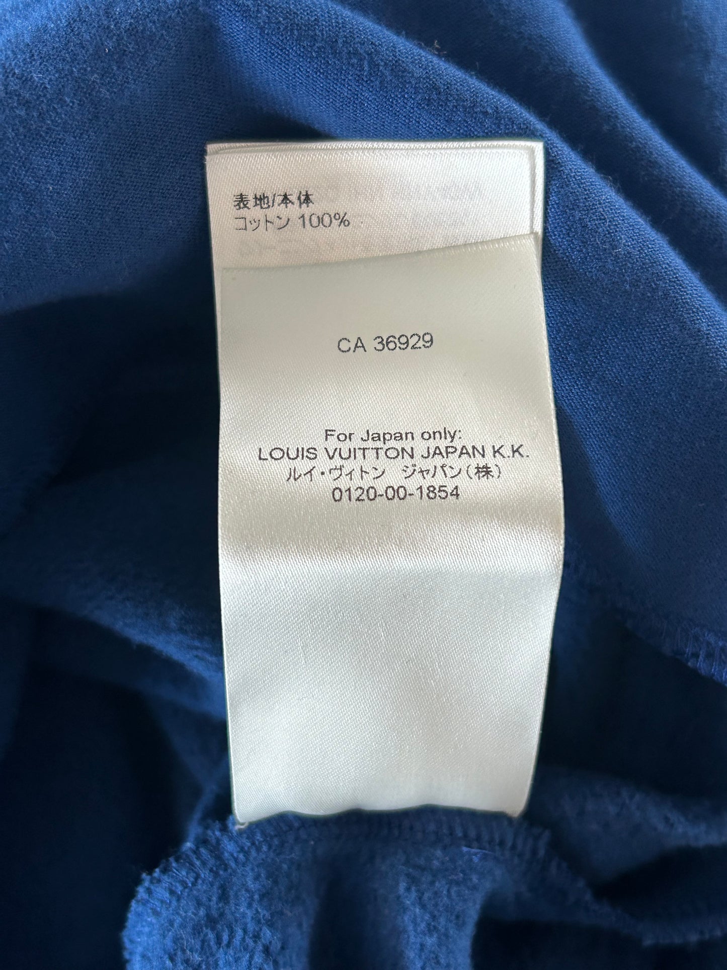 Louis Vuitton Blue Monogram Circle Cut Hoodie