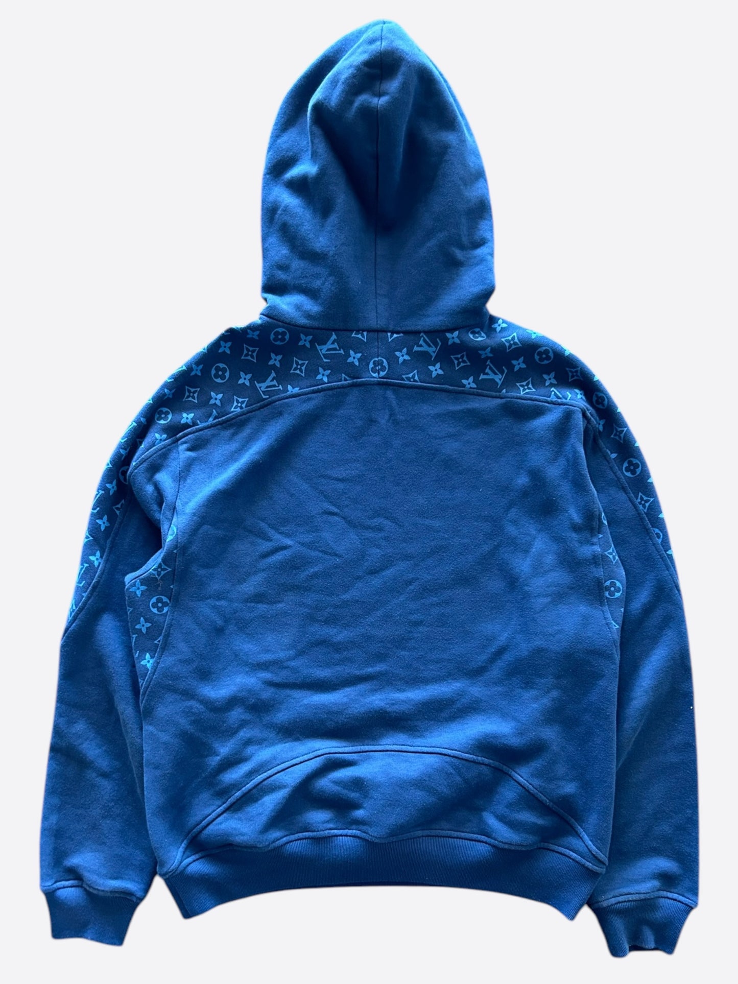 Louis Vuitton Blue Monogram Circle Cut Hoodie