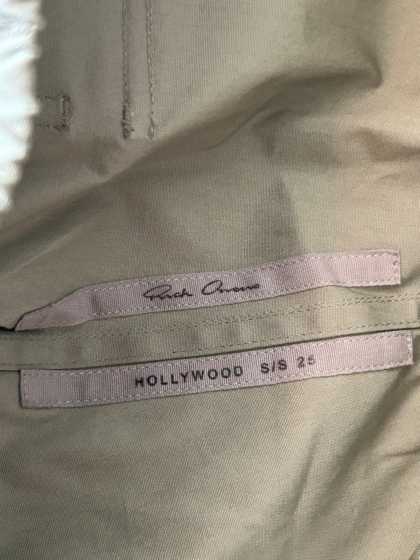 Rick Owens Green Bela Wide Pants
